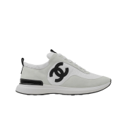 Chanel Sneakers Suede Calfskin Nylon & White Ivory