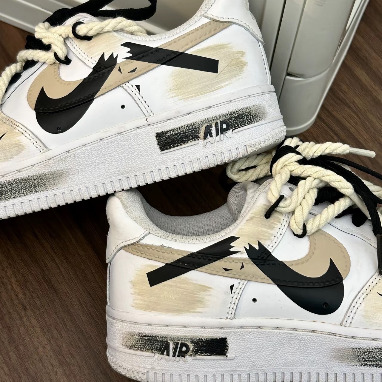 Nike Air Force 1 '07 Low White 착용 스타일 - 2