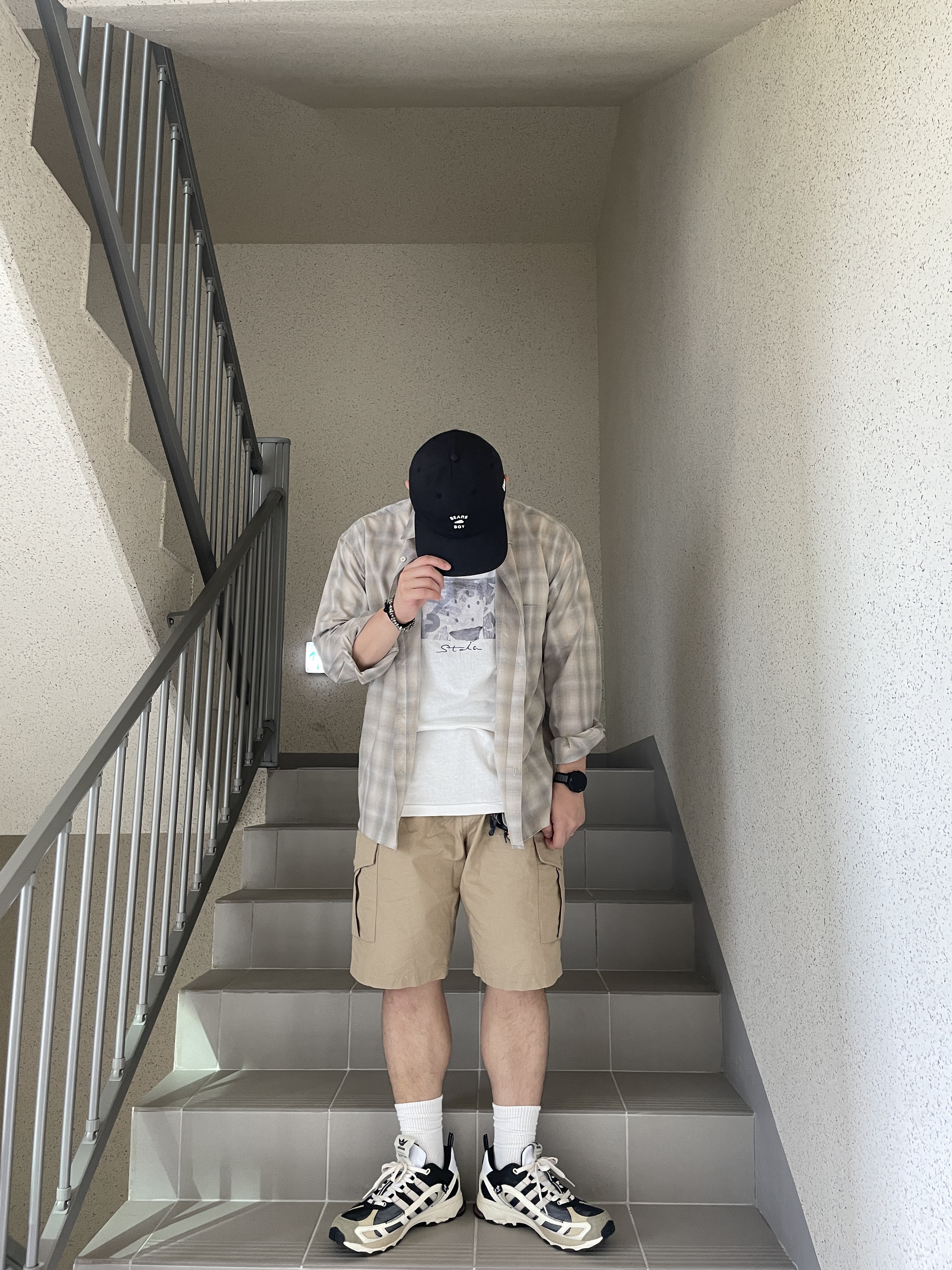 Adidas x Song for the Mute Shadowturf Core Black 착용 스타일 - 3