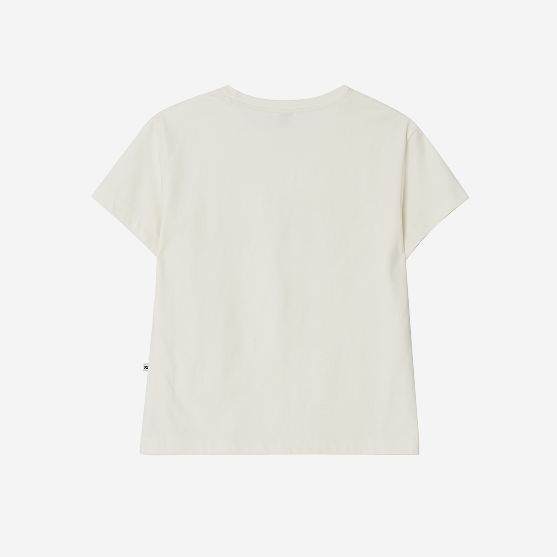 지지지 베이직 그래픽 반팔 티셔츠 웜 아이보리(zeezeezee Basic Graphic T-shirt Warm Ivory) - 2