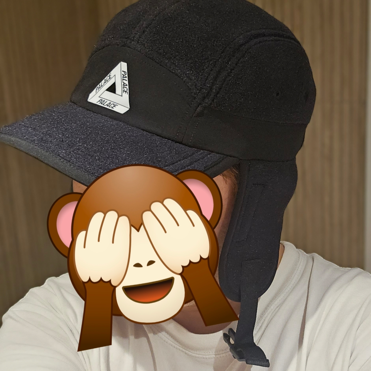 Palace Polartec Mask 5-Panel Black - 24FW 착용 스타일 - 5