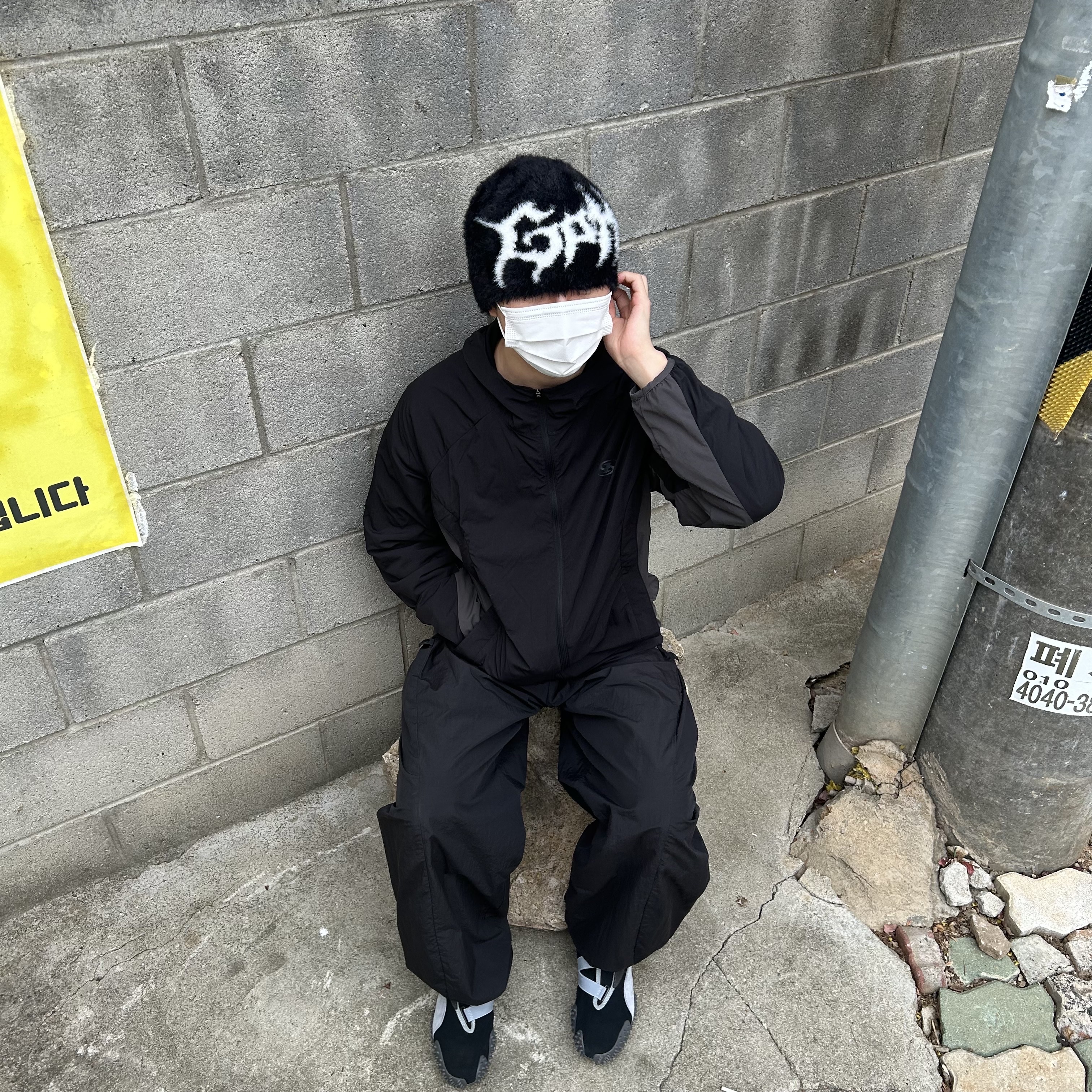 Puma x Sansan Gear Mostro Flat Dark Gray, Sansan Gear Alpha Jacket Black - 22FW 착용 스타일