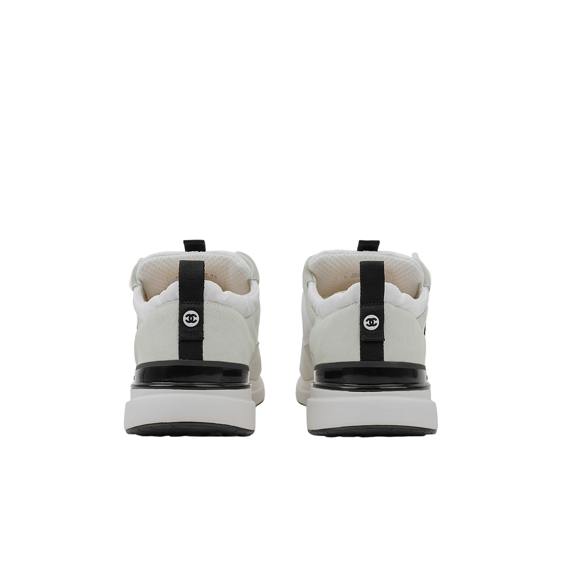샤넬 스니커즈 스웨이드 카프스킨 나일론 & 화이트 아이보리(Chanel Sneakers Suede Calfskin Nylon & White Ivory) - 6