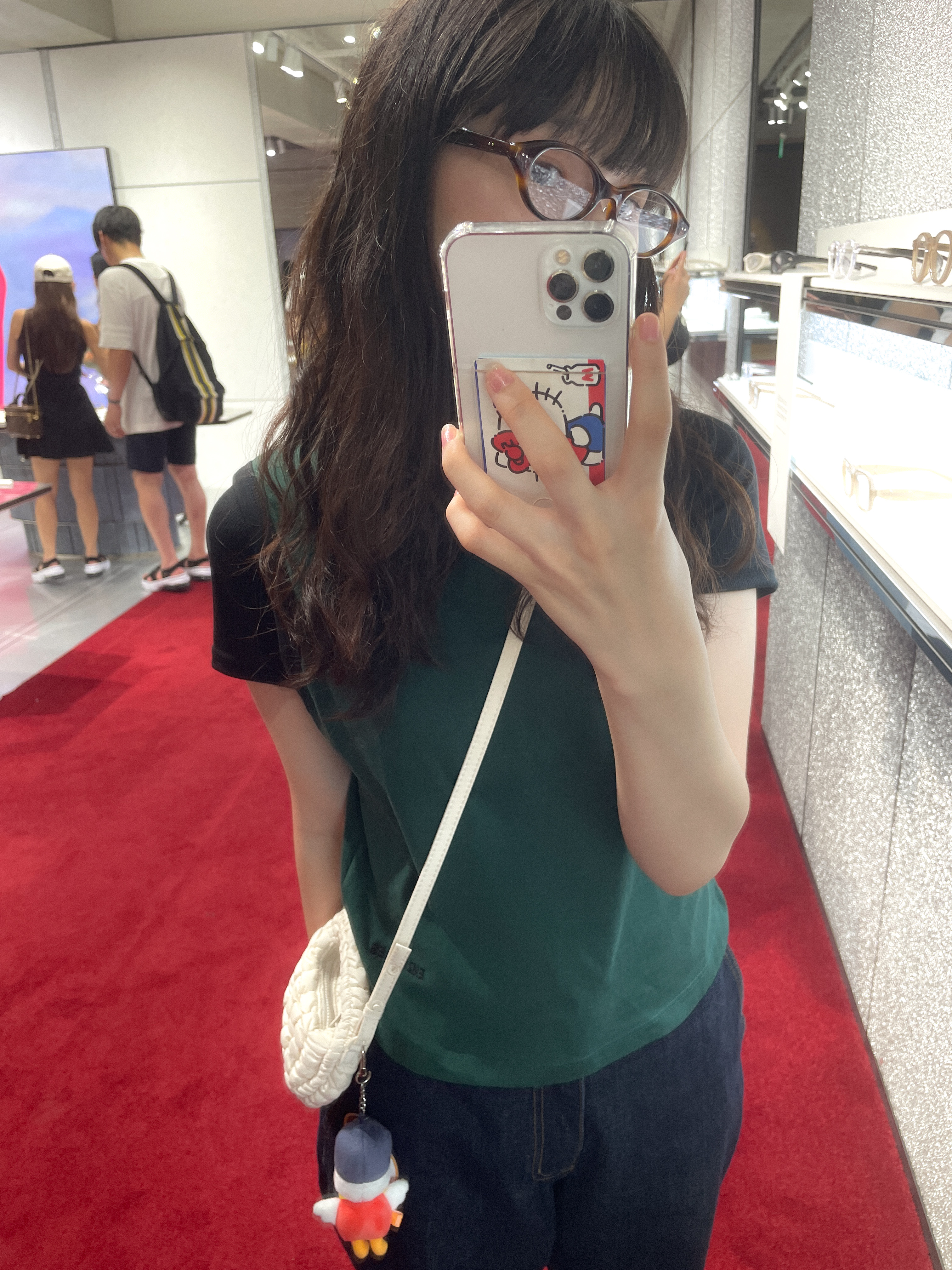 Gentle Monster x Maison Margiela MM111 Tortoiseshell Clear, Riize Valentines Dayze 10cm Doll Keyring Sohee 착용 스타일 - 2