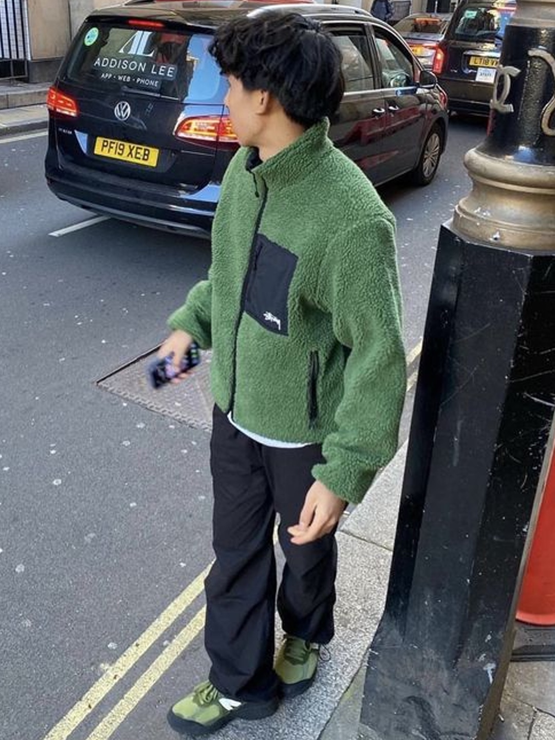 Nike ACG Arctic Wolf Full Zip Top Khaki Light Iron Ore - Asia, Human Made Fleece Jacket Green 착용 스타일 - 3