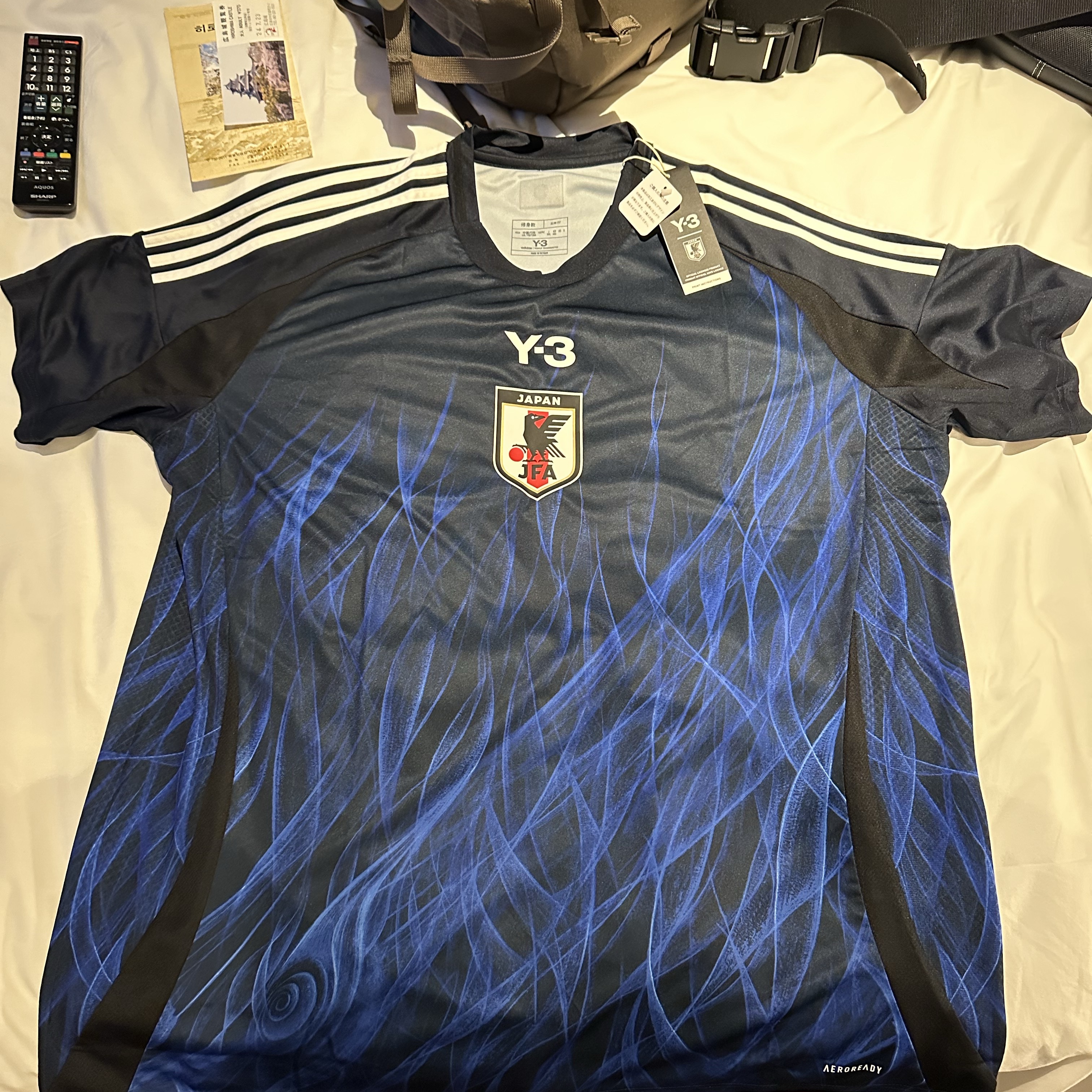 Y-3 Japan 2024 Home Replica Jersey Legend Ink - KR Sizing 착용 스타일