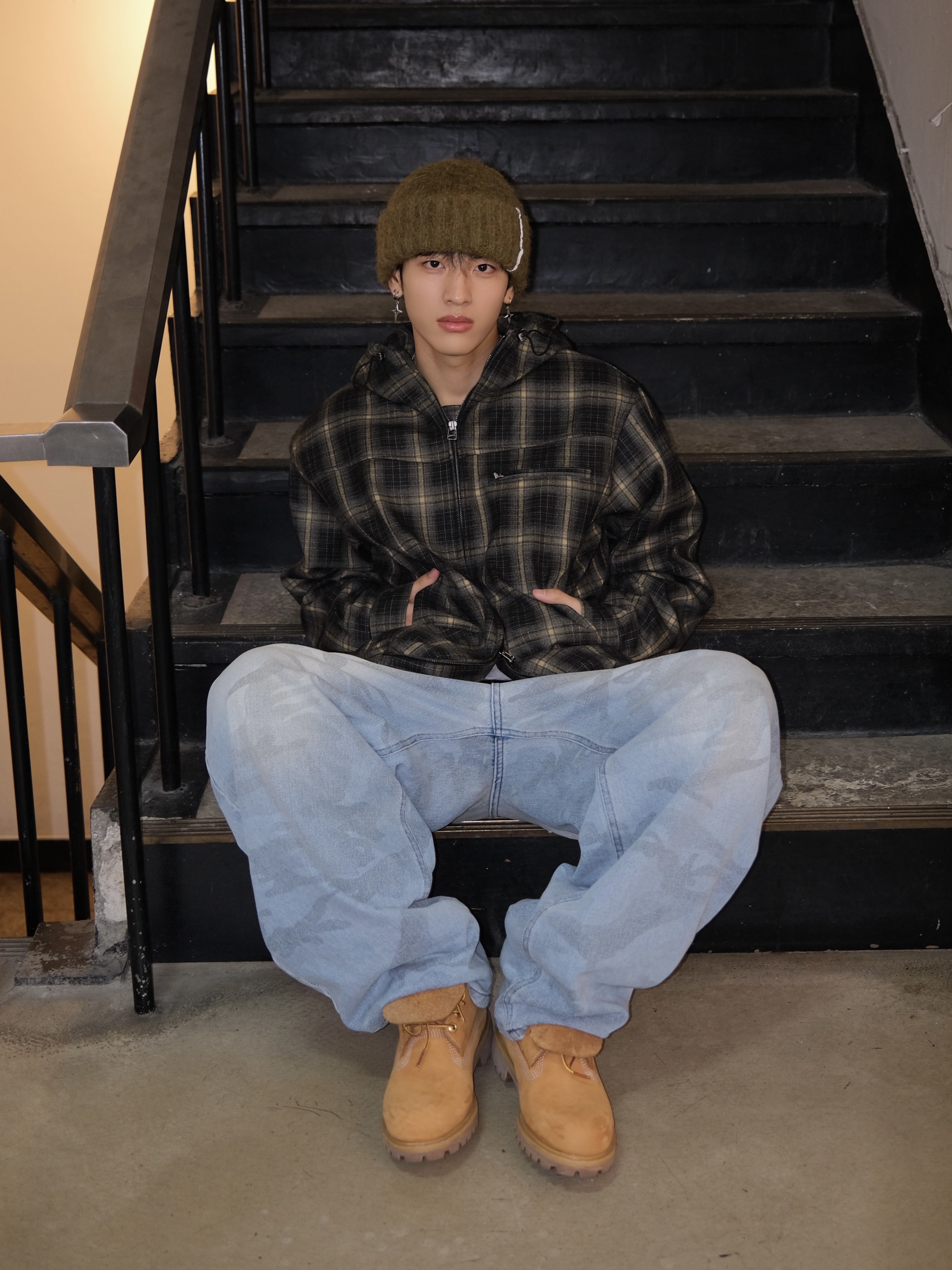 Timberland Premium 6 inch Waterproof Boot Wheat Nubuck - Wide 착용 스타일 - 3