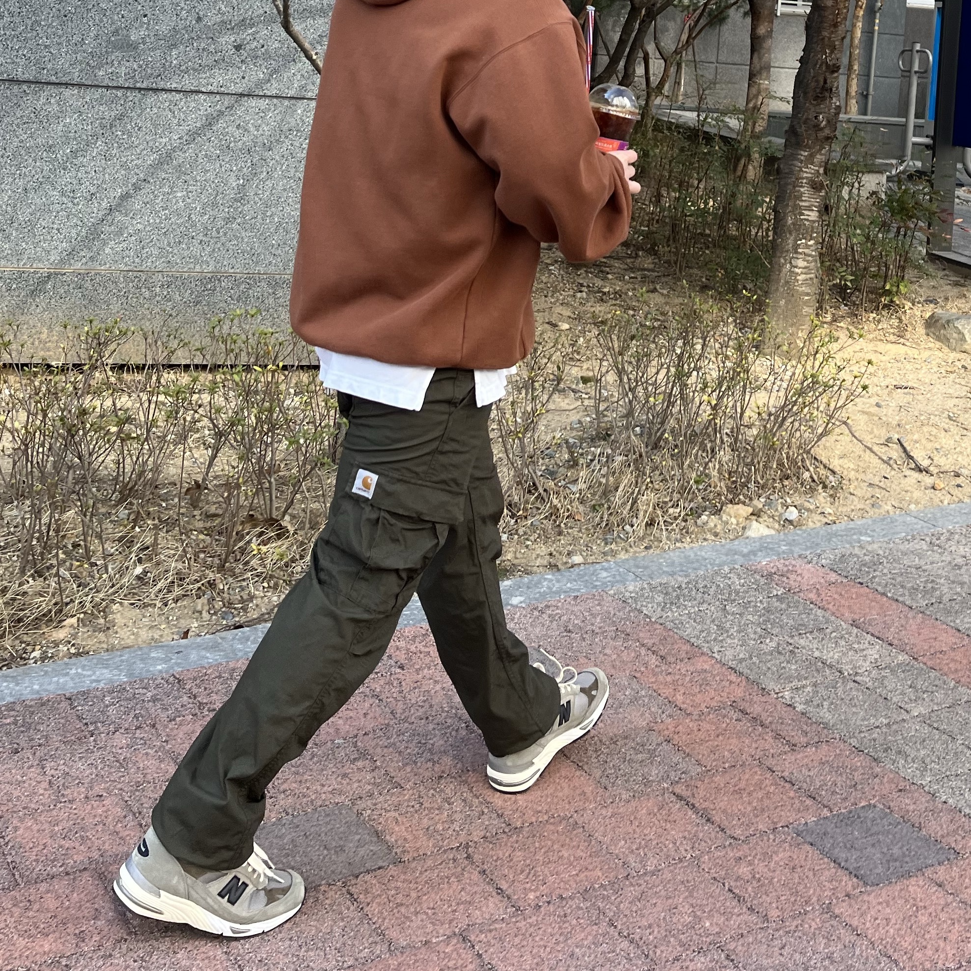 New Balance x JJJJound 991 Made in UK Grey 착용 스타일