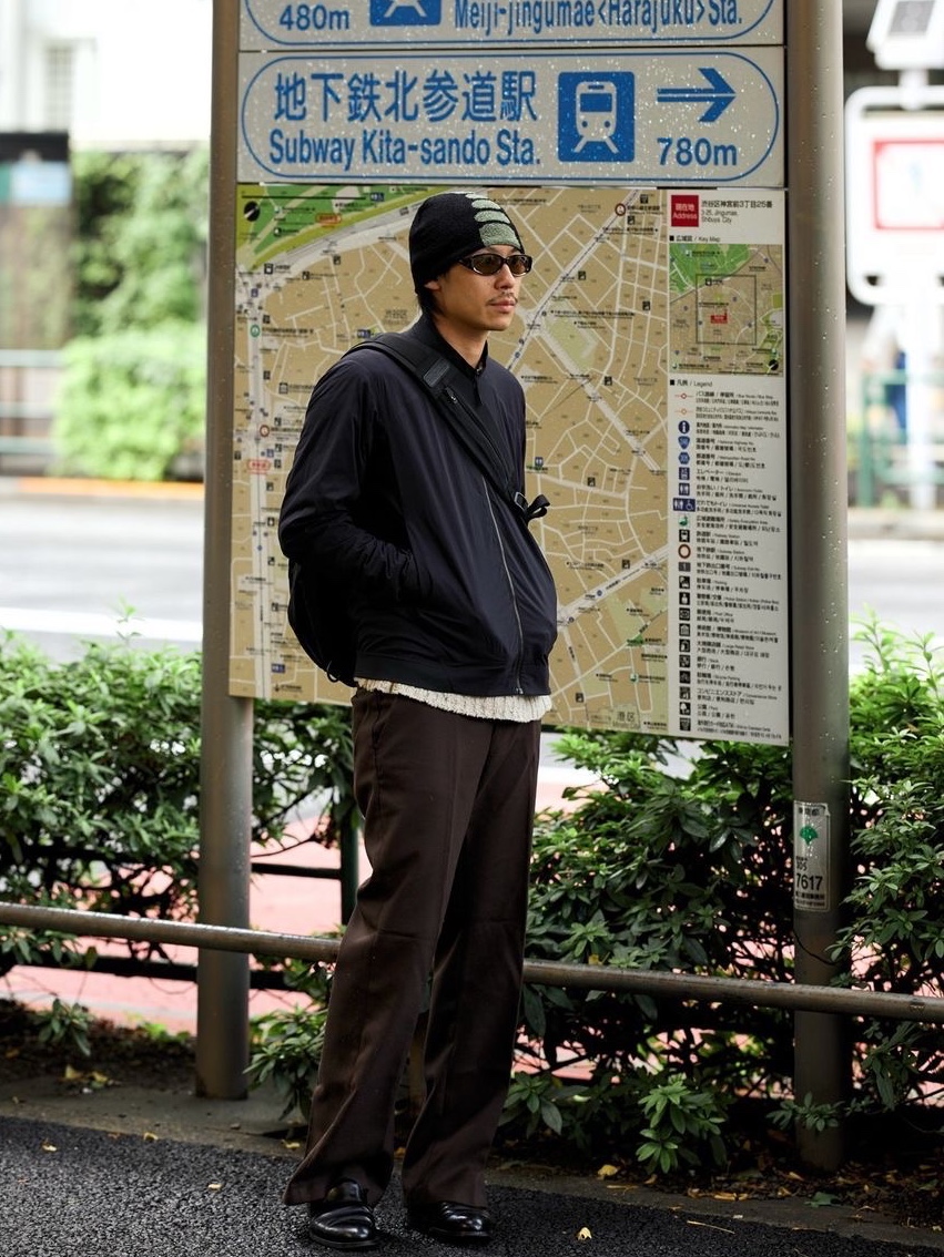 _J.L-A.L_ Eyre Beanie Ryolite Brown - 24FW 착용 스타일 - 1