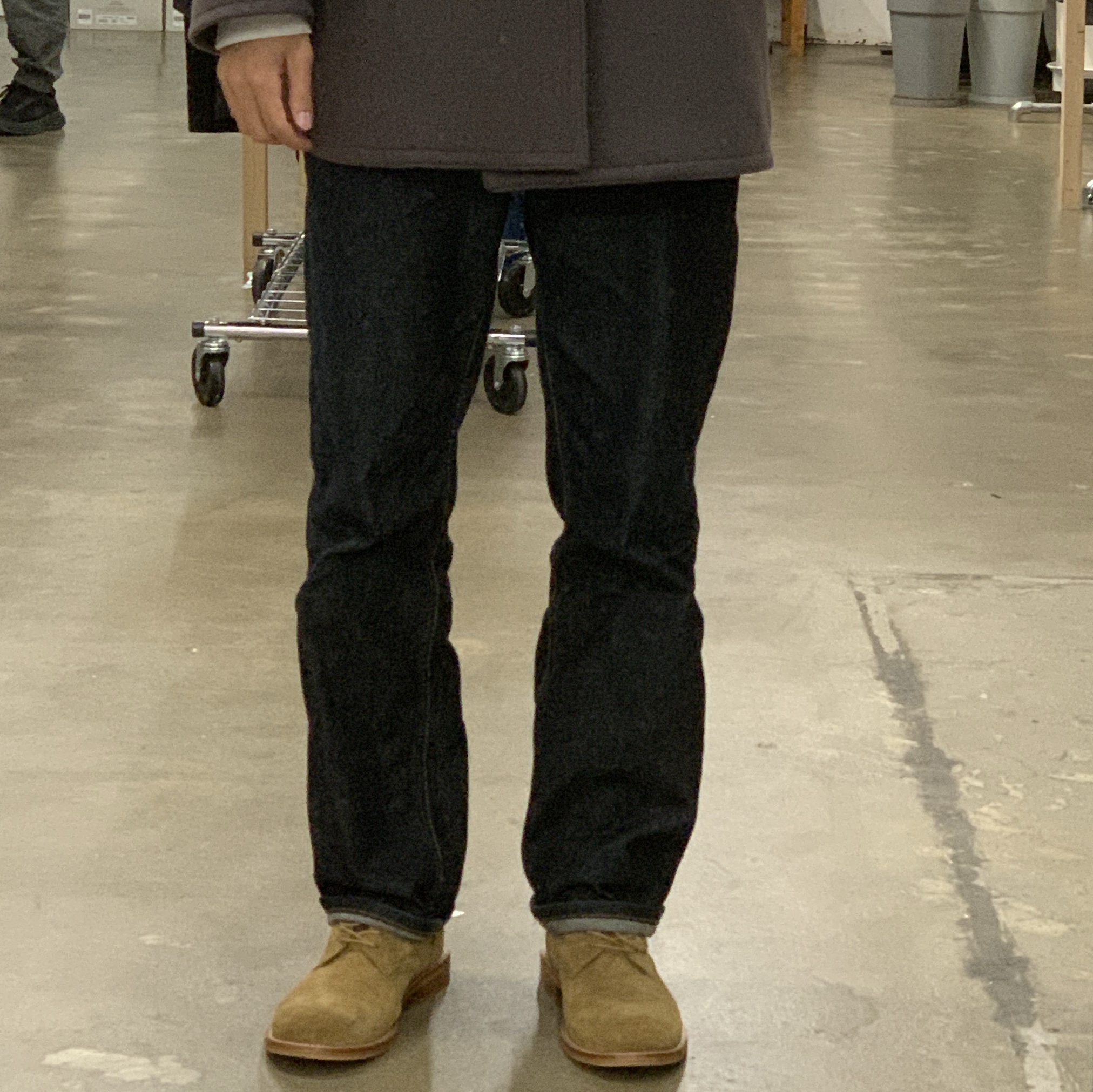 LOSTGARDEN Uniform Field Boots Beige 착용 스타일