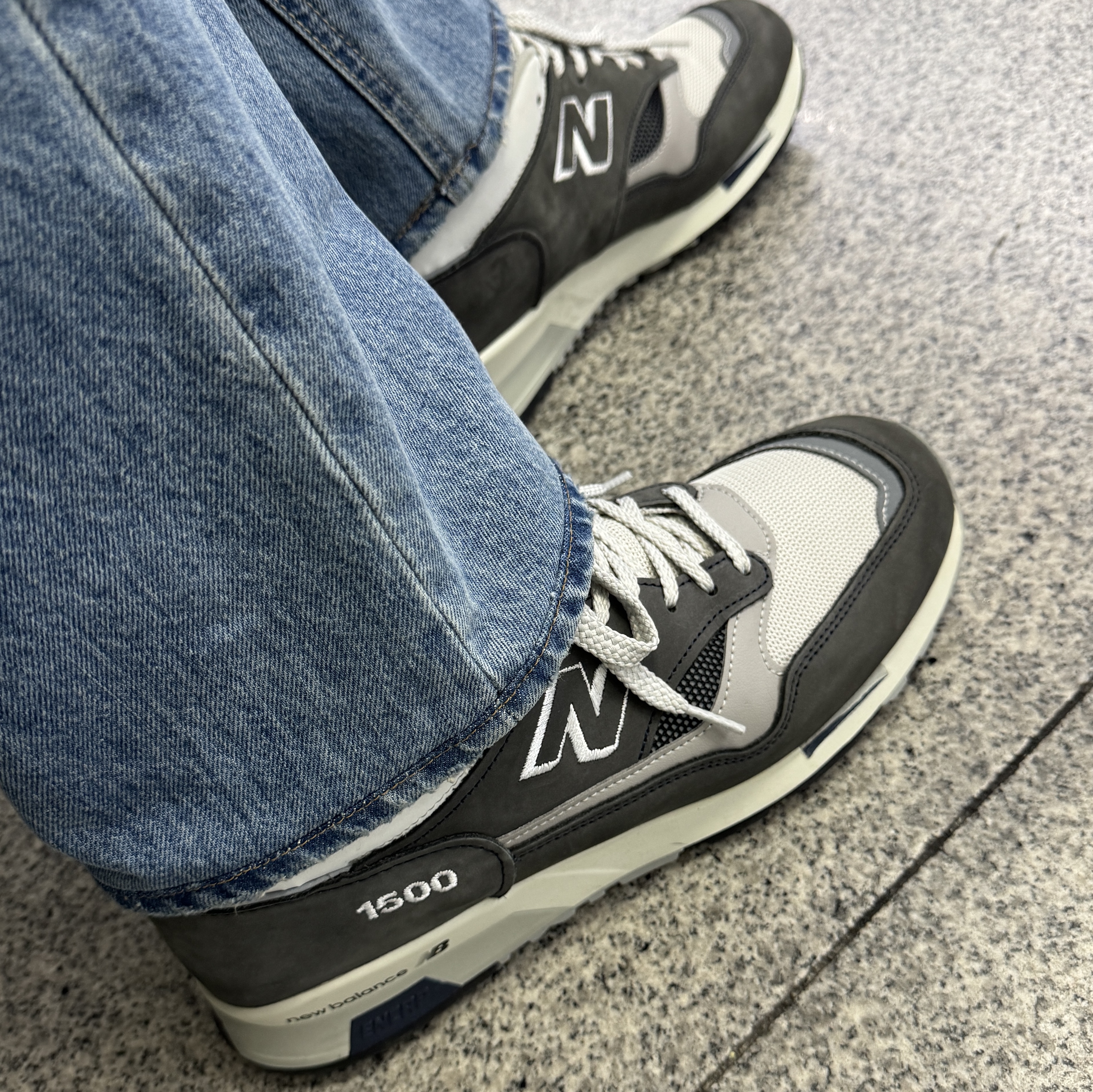 New Balance 1500 Made in UK 35th Anniversary Grey 착용 스타일