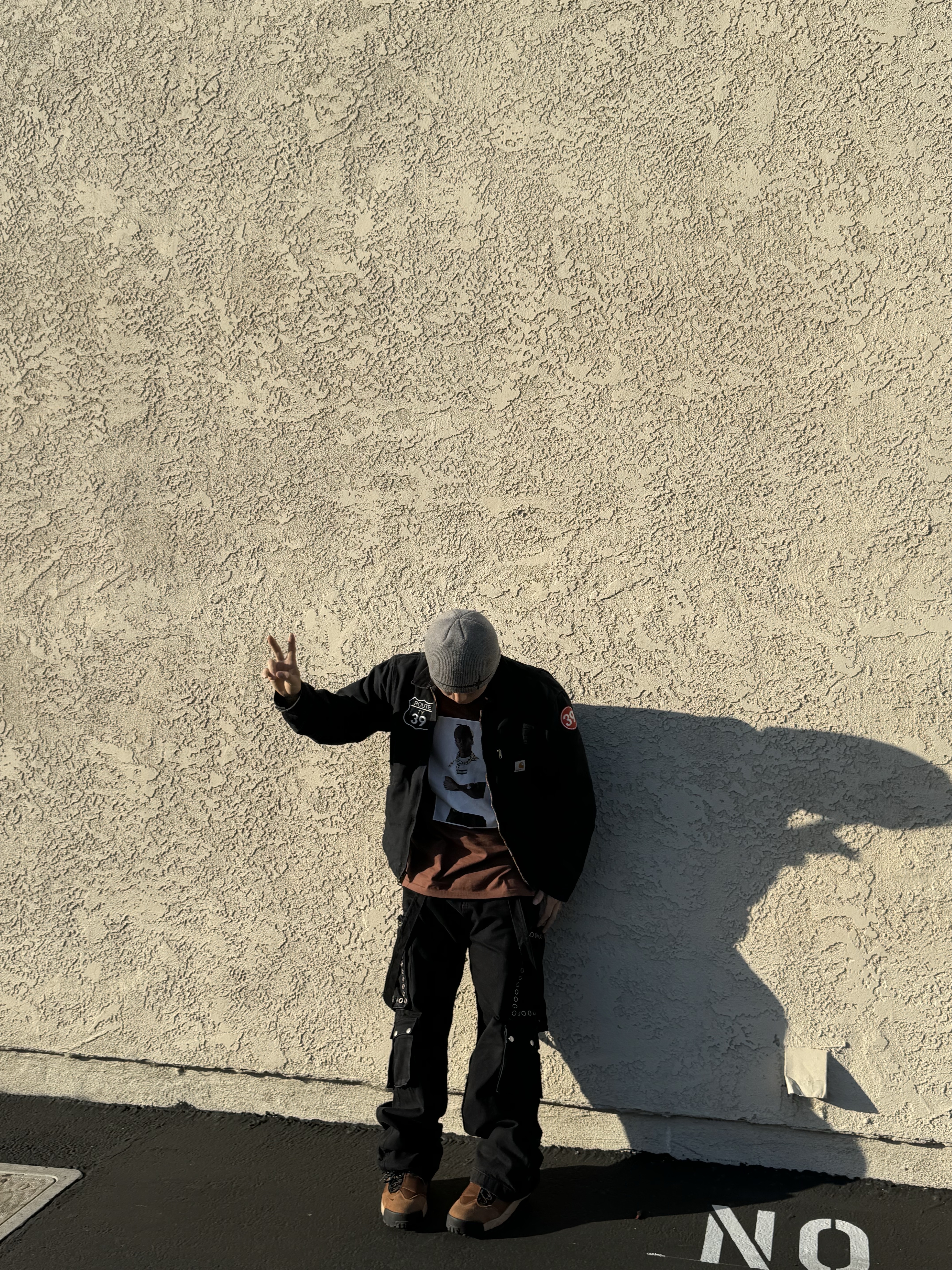 Nike x Sacai Magmascape SP Pecan, Supreme Tyler The Creator T-Shirt Brown - 24FW 착용 스타일 - 2