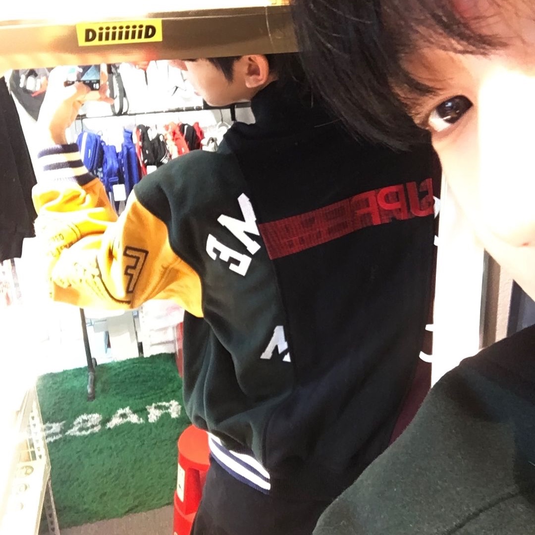 Supreme x MM6 Maison Margiela Split Varsity Jacket Multicolor - 24SS 착용 스타일 - 1
