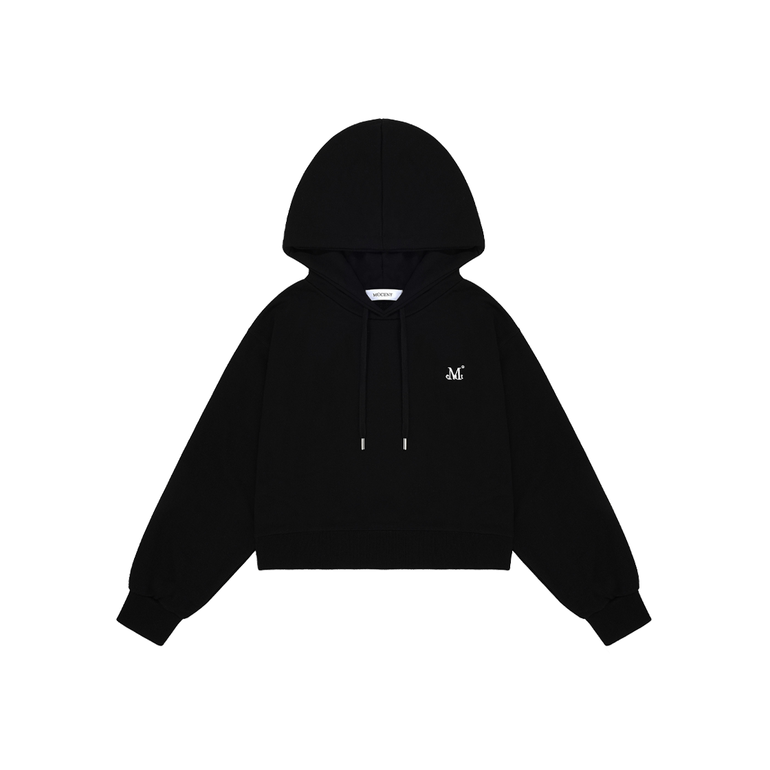 무센트 아크 백 로고 후디 블랙(MUCENT Arc Back Logo Hoodie Black) - 4