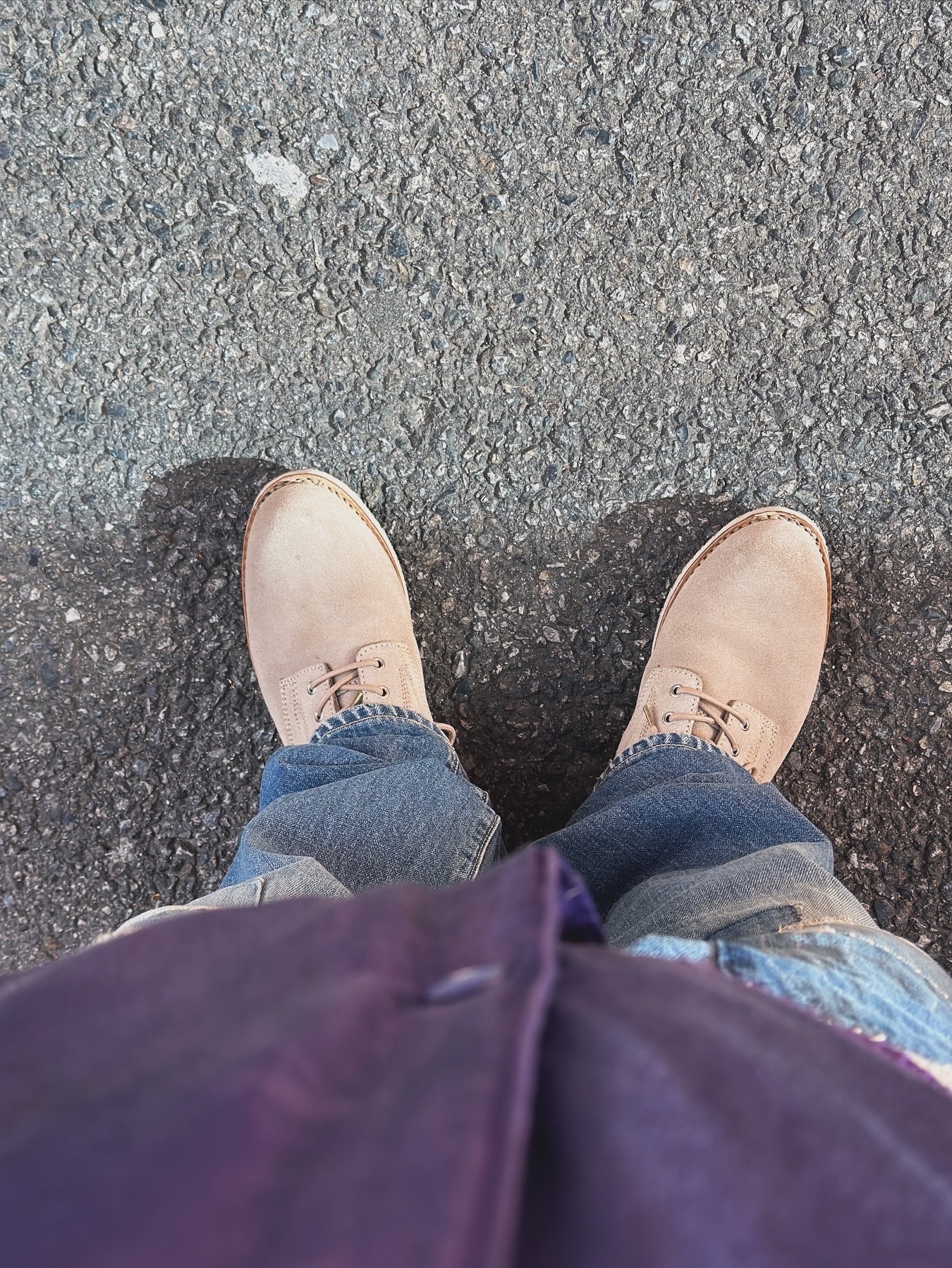 Saint Mxxxxxx x Shermer Academy Sukajan Stadium Jacket Purple Pink - 22FW, Kapital 14 oz. Denim 5P Monkey Cisco Indigo 착용 스타일 - 3