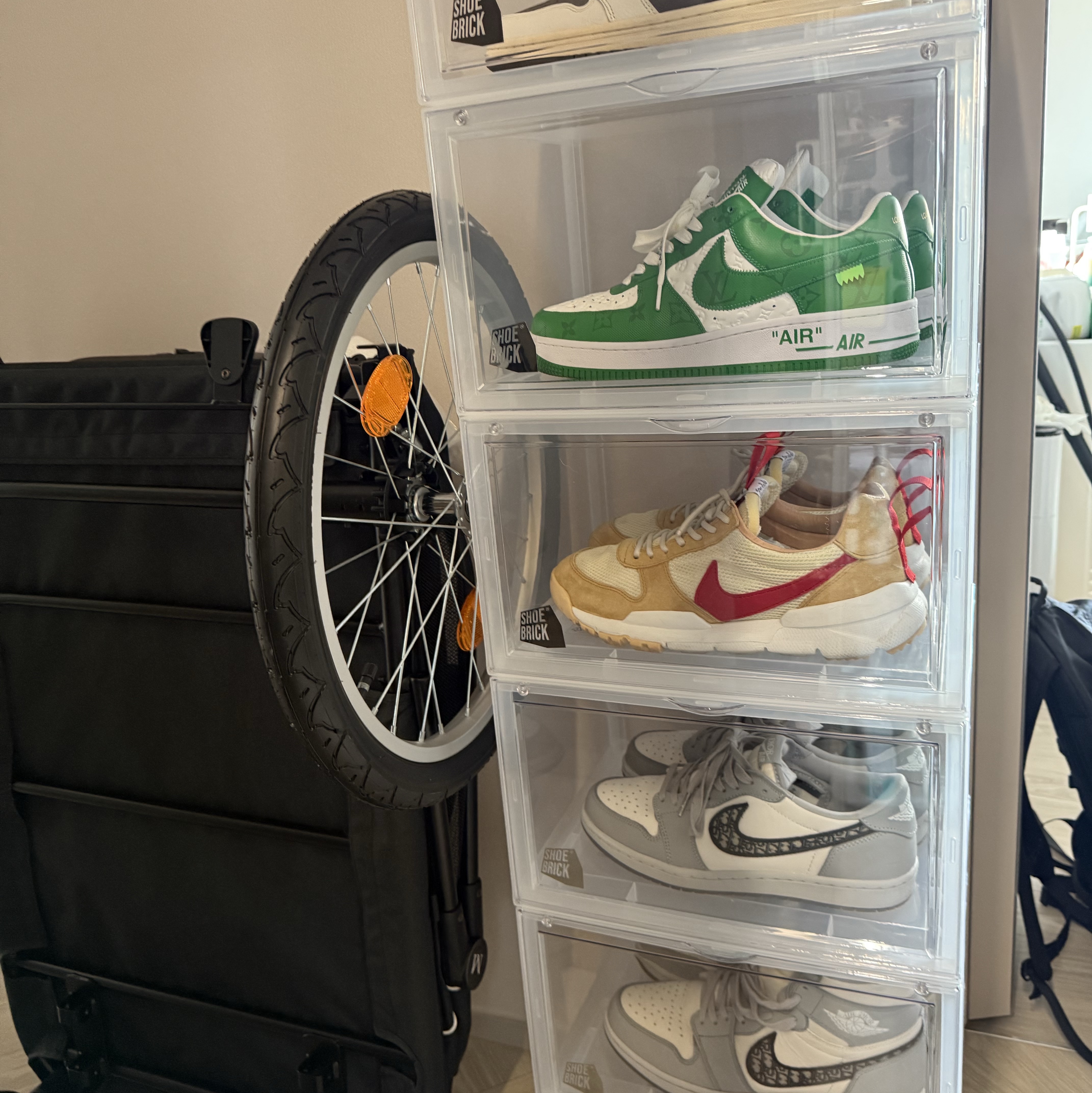 Nike x Tom Sachs Mars Yard Shoe 2.0 Space Camp, Jordan 1 x Dior Low OG 착용 스타일