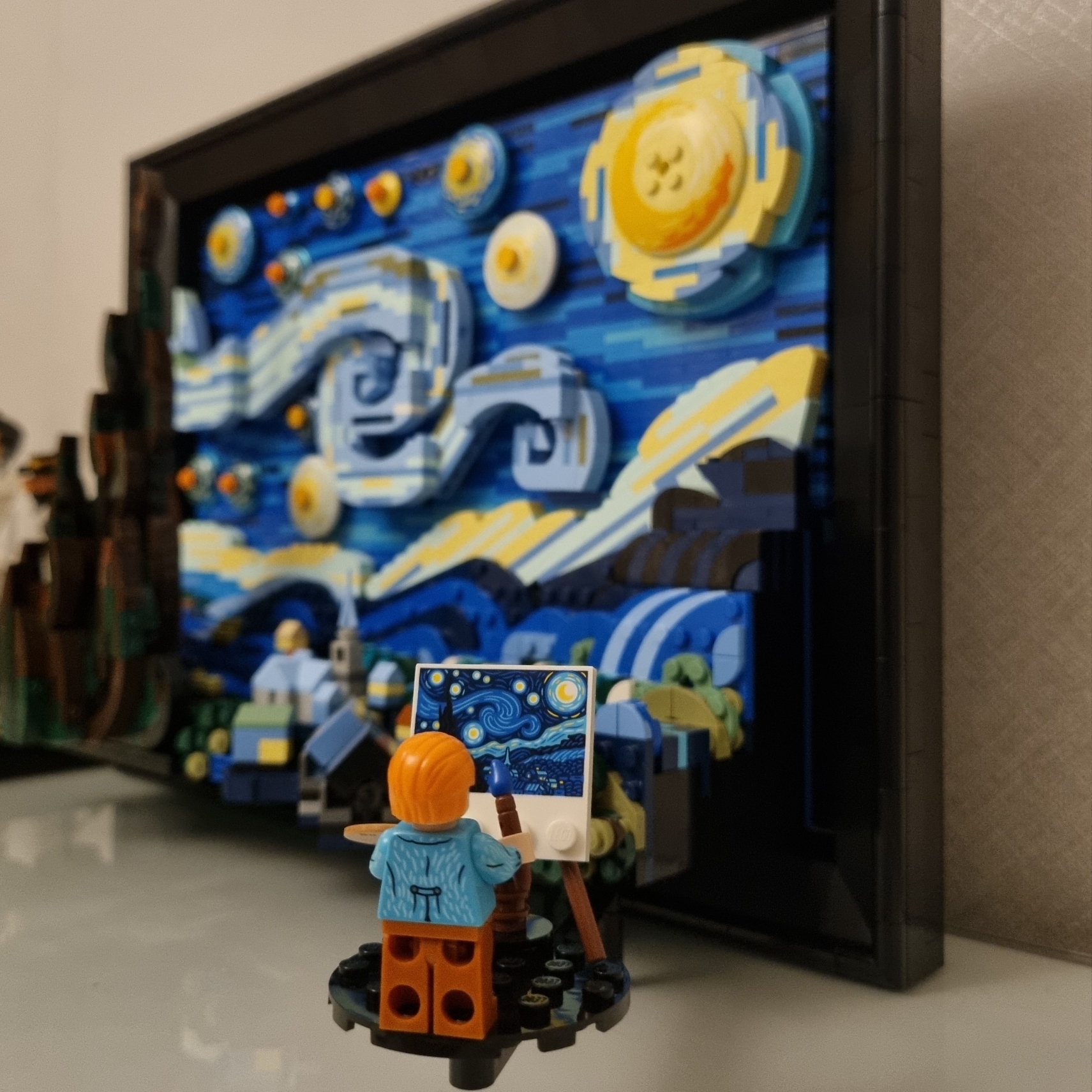 Lego Vincent Van Gogh The Starry Night 착용 스타일 - 1