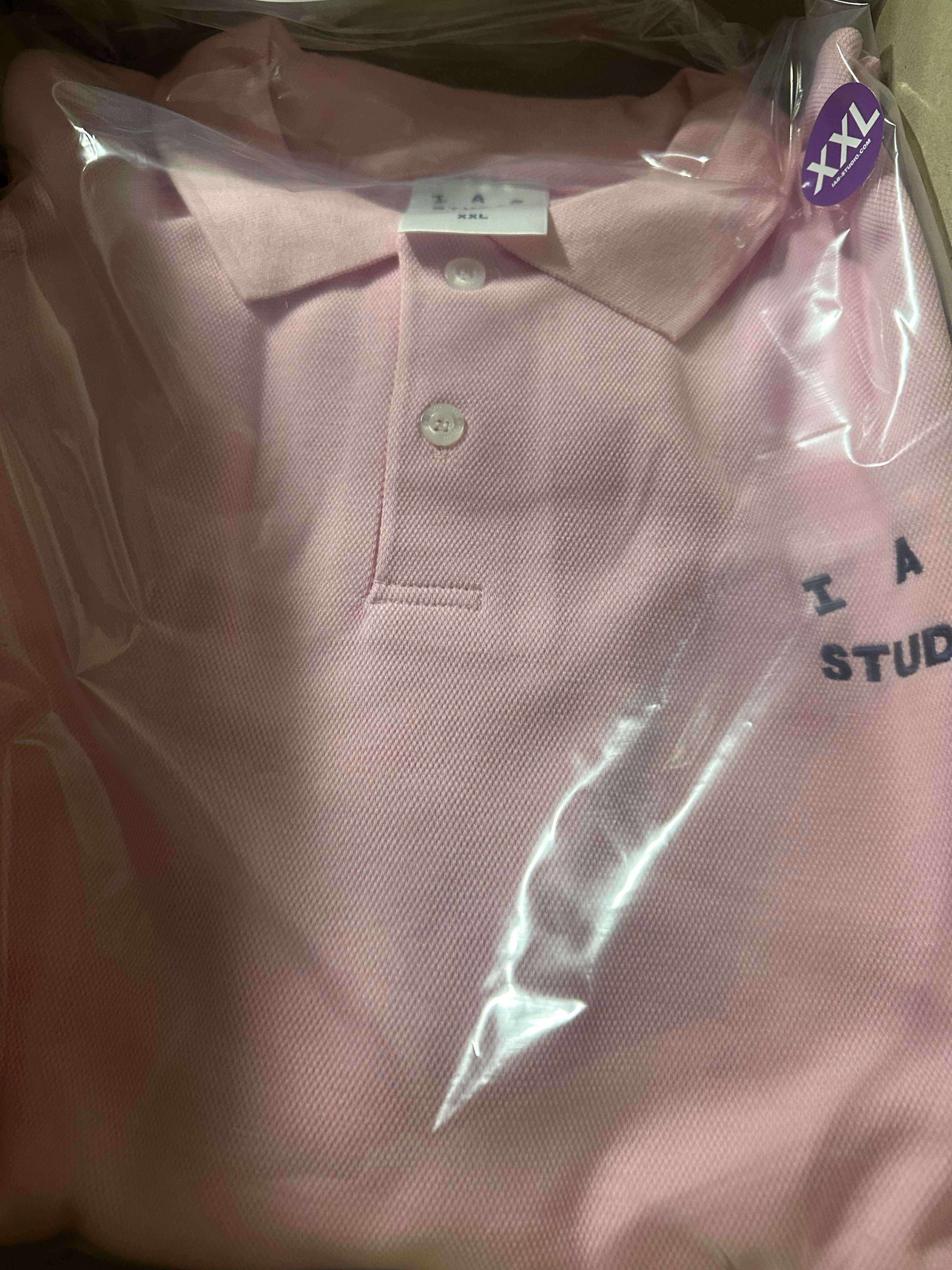 IAB Studio Pique Long Sleeve Pink 착용 스타일