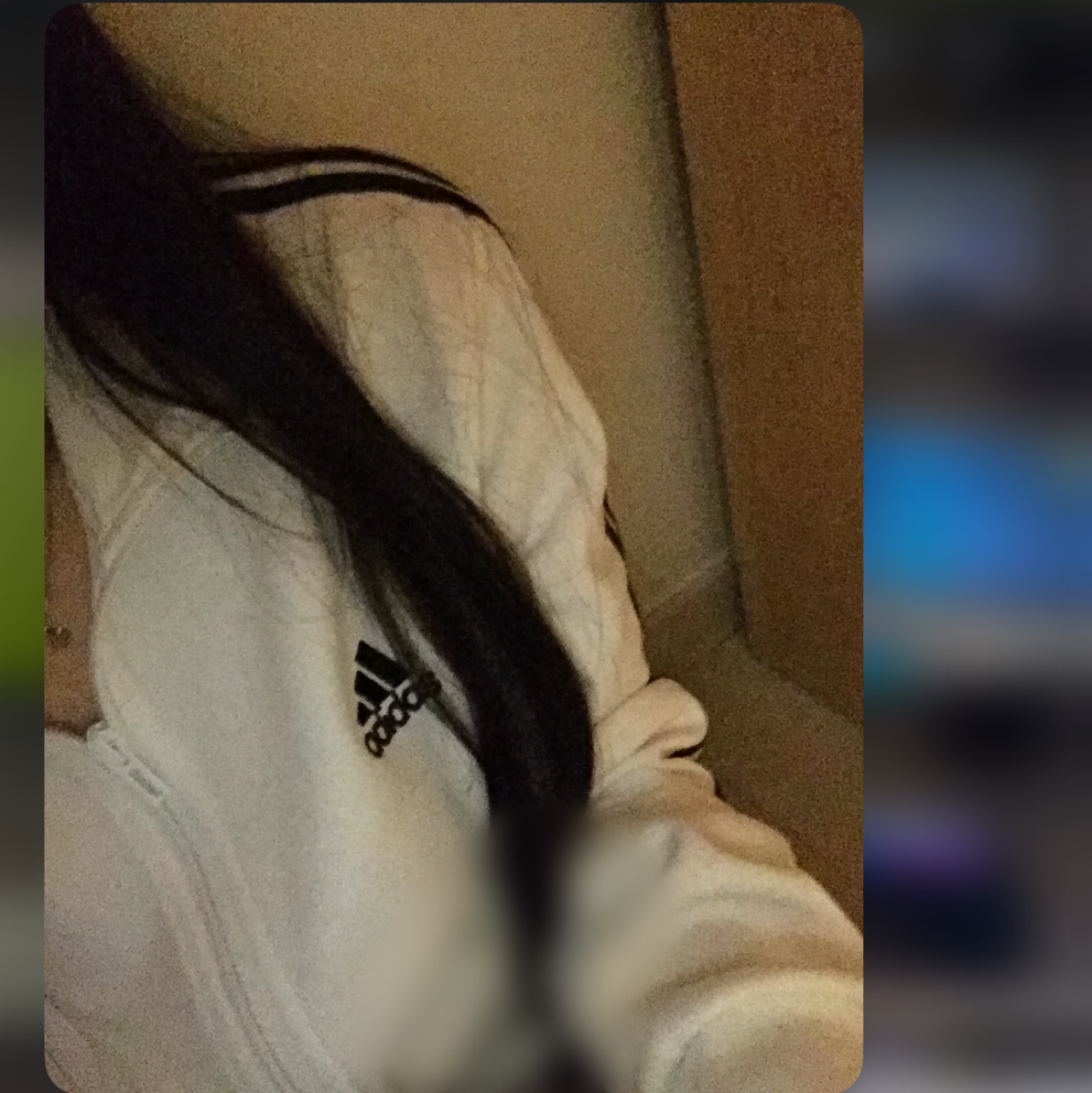 Adidas 3S Regular Fit Double Knit Track Top White - KR Sizing 착용 스타일