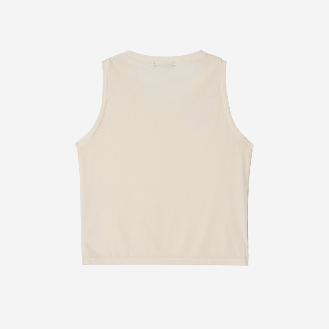 지지지 벨벳 아플리케 베스트 크림 아이보리(zeezeezee Velvet Appliqué Top Cream Ivory) - 2
