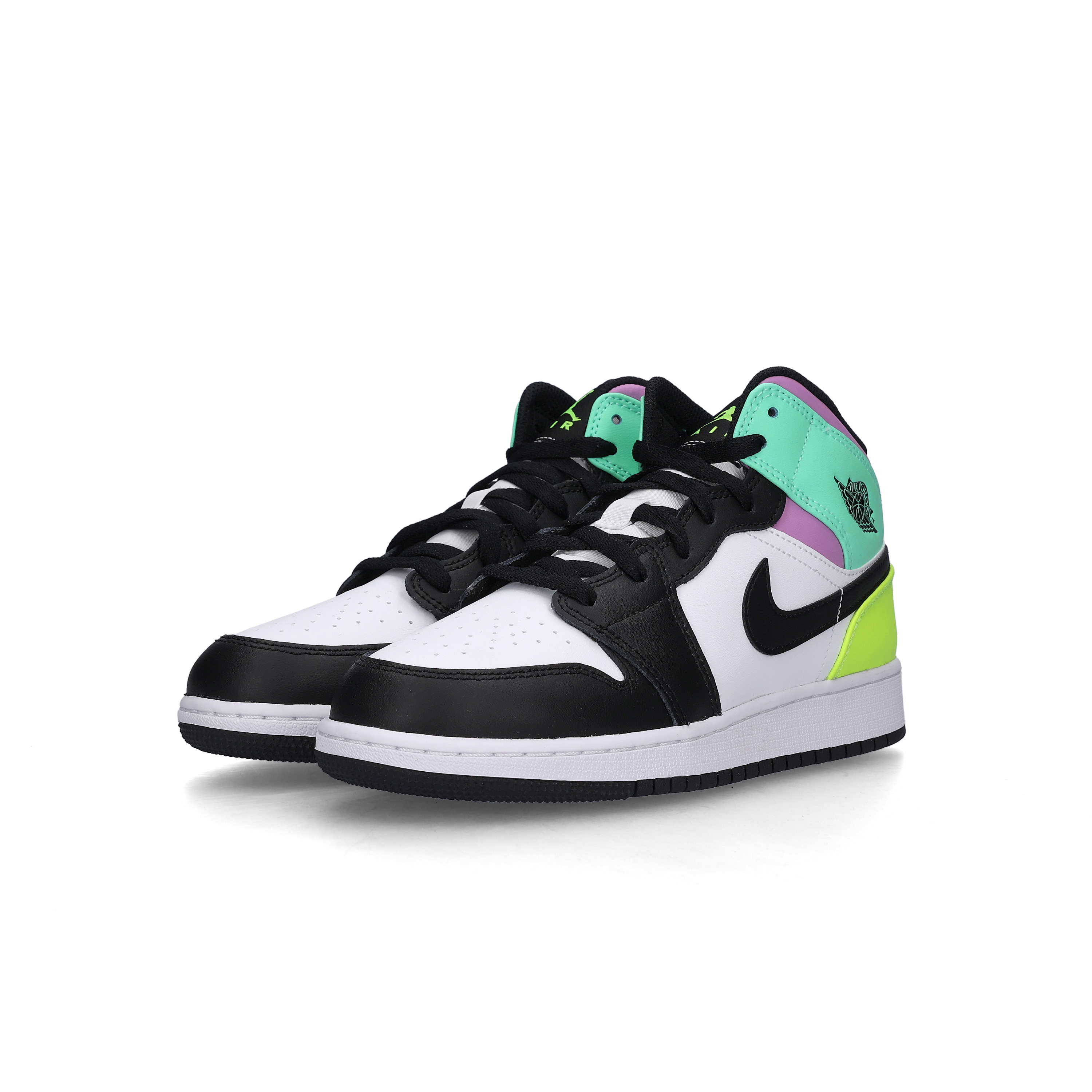 (GS) Jordan 1 Mid Volt Green Glow