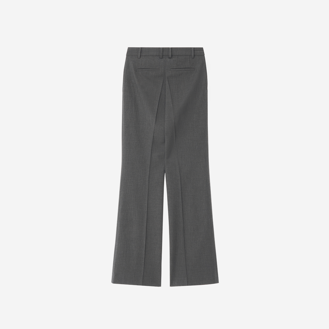 지지지 루즈 부츠컷 트라우저 멜란지 그레이(zeezeezee Loose Bootcut Trousers Melange Grey) - 2