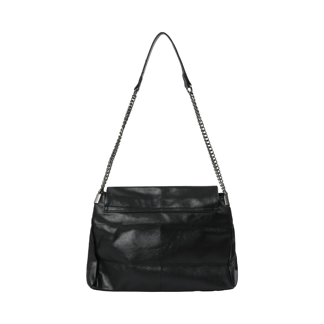 무센트 인피니티 레더 클립 체인 숄더 백 블랙(MUCENT Infinity Laether Chain Shoulder Bag Black) - 2