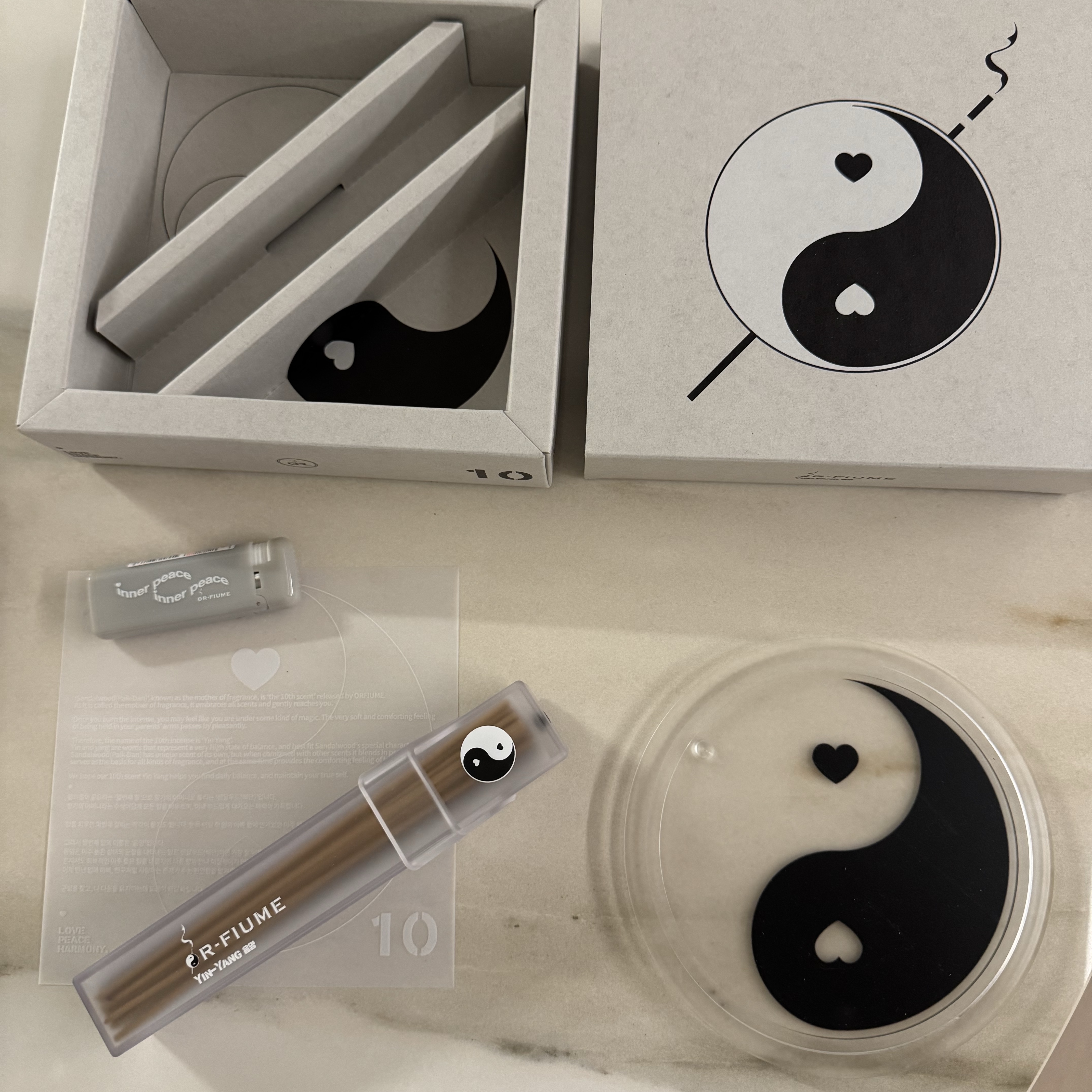 OR-FIUME Incense Sticks Yin Yang Package 착용 스타일 - 1