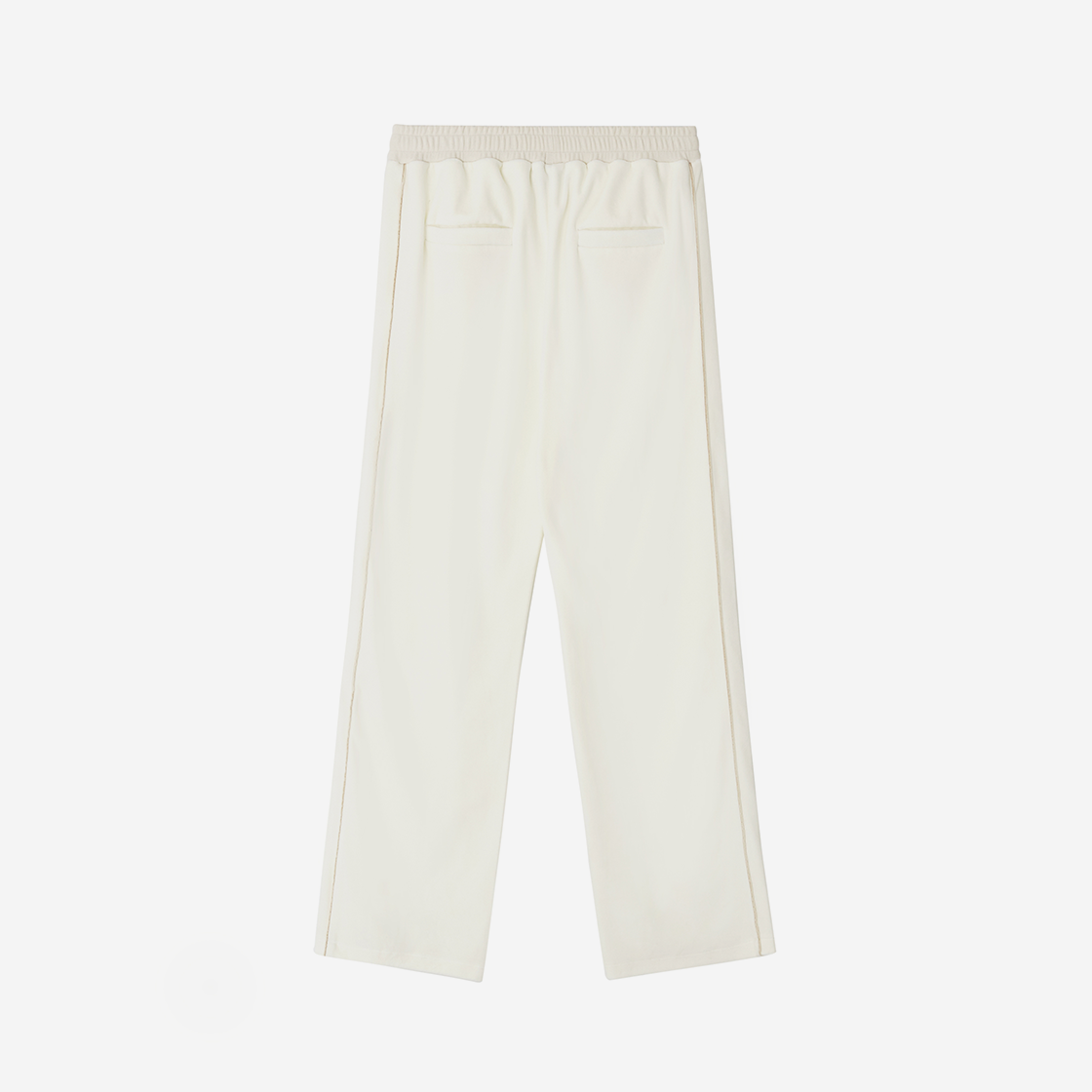 지지지 벨루어 트랙팬츠 크림 아이보리(zeezeezee Velour Track Pants Cream Ivory) - 2
