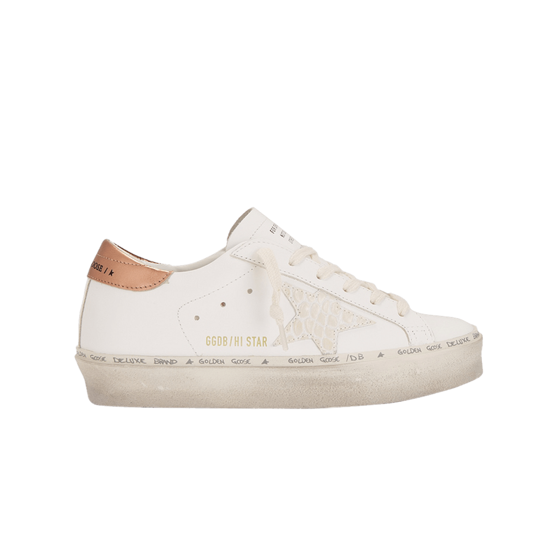 GWF00118-F006186-11932 (W) Golden Goose Hi Star White Butter