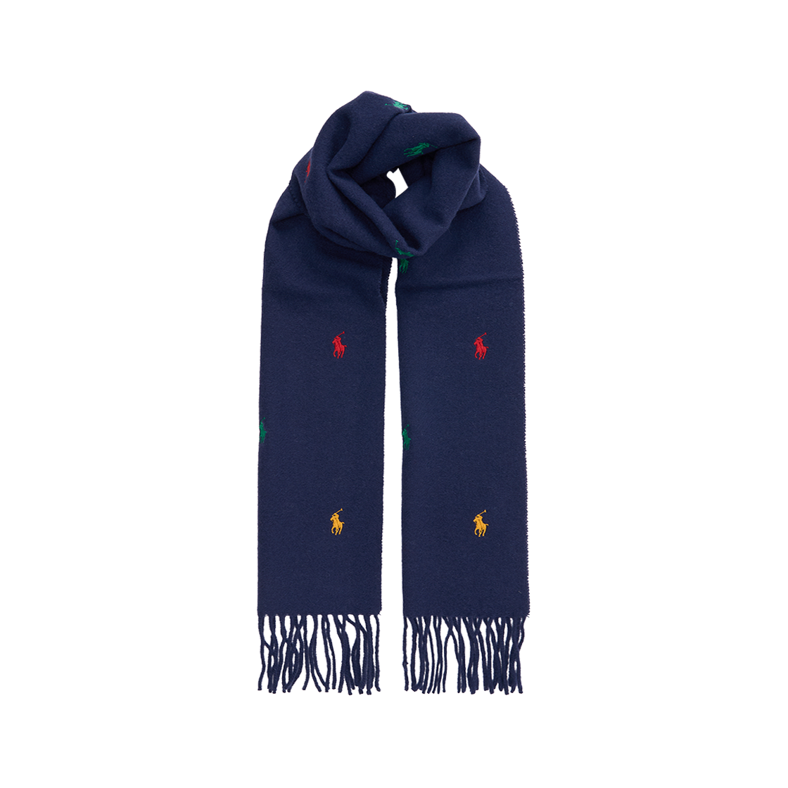 [15% 적립] 폴로 랄프 로렌 시그니처 포니 울 스카프 뉴포트 네이비 - 24FW([15% 적립] Polo Ralph Lauren Signature Pony Wool Scarf Newport Navy - 24FW) - 3