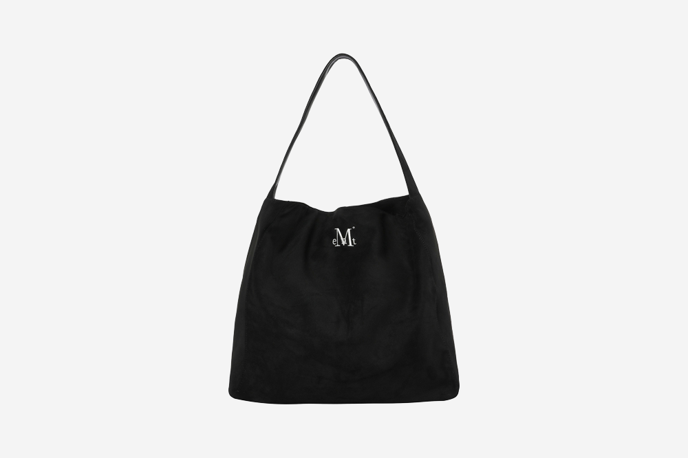 【MUCENT♥] Eco Suede Shoulder Bag Unisex 무센트 에코 스웨이드 숄더 백 유니섹스 블랙 | MUCENT | KREAM