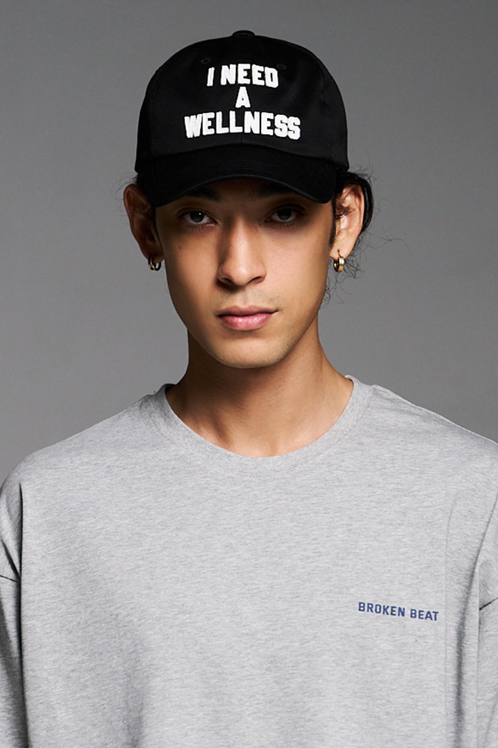 브로큰비트 X 닥터 로빈아이 니드 어 웰니스 볼캡 블랙 | BROKEN BEAT | KREAM Broken Beat X Dr Robbin I Need A Wellness Ball Cap... 