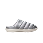 (W) Nike Burrow SE Slippers Metallic Silver Light Orewood Brown