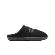 Nike Burrow Slippers Black Metallic Silver