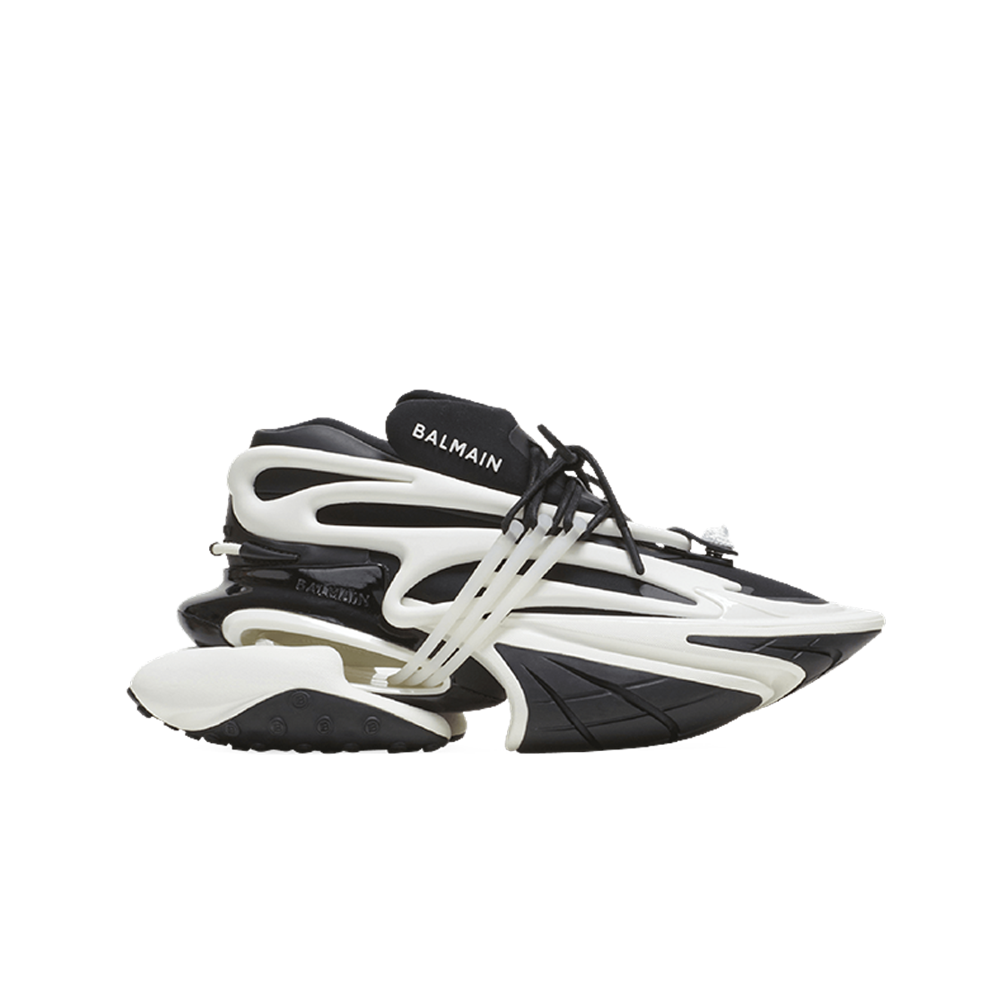 BN1VF724KNOC (W) Balmain Unicorn Sneakers Black