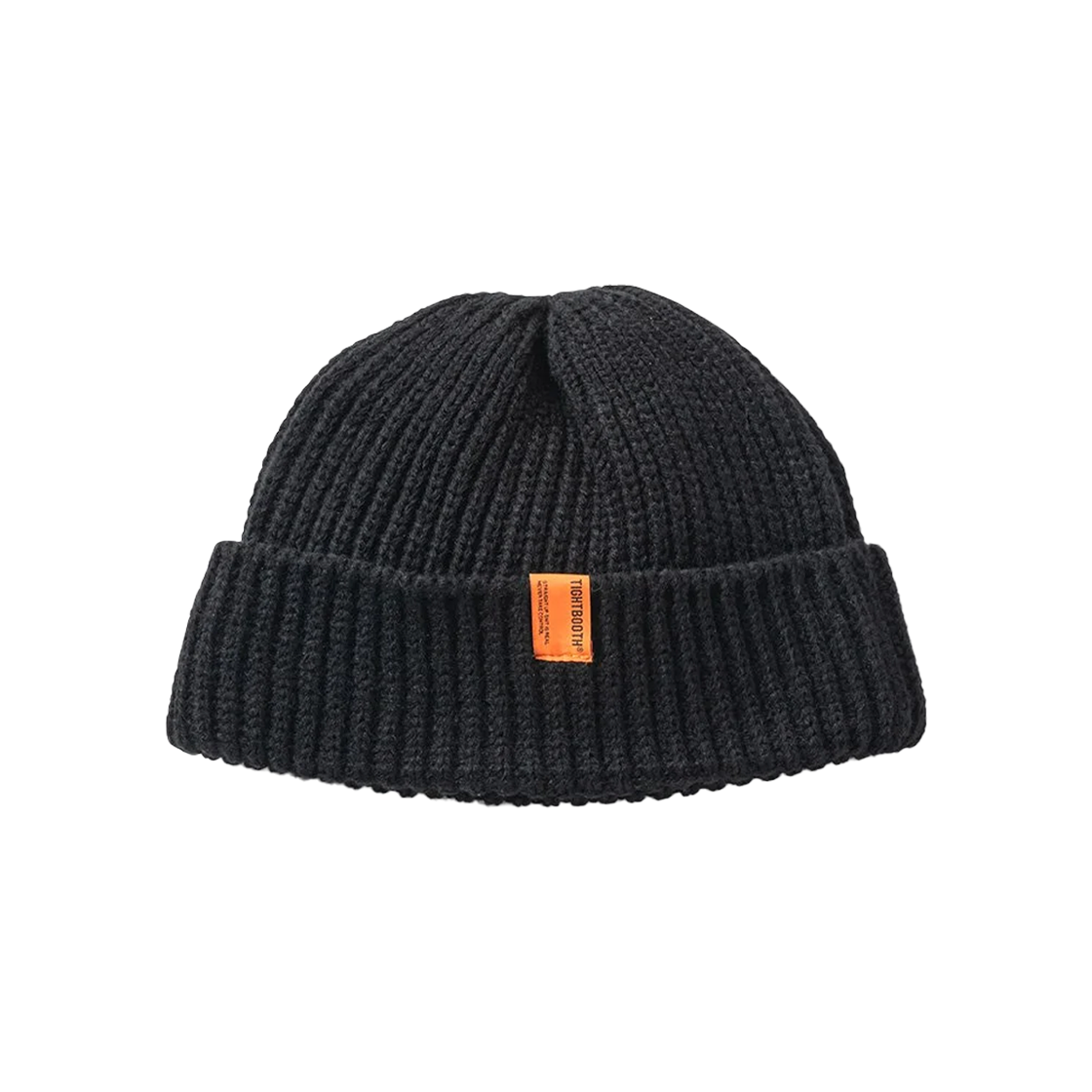 타이트부스 태그 비니 블랙 - 24FW(Tightbooth Tag Beanie Black - 24FW)