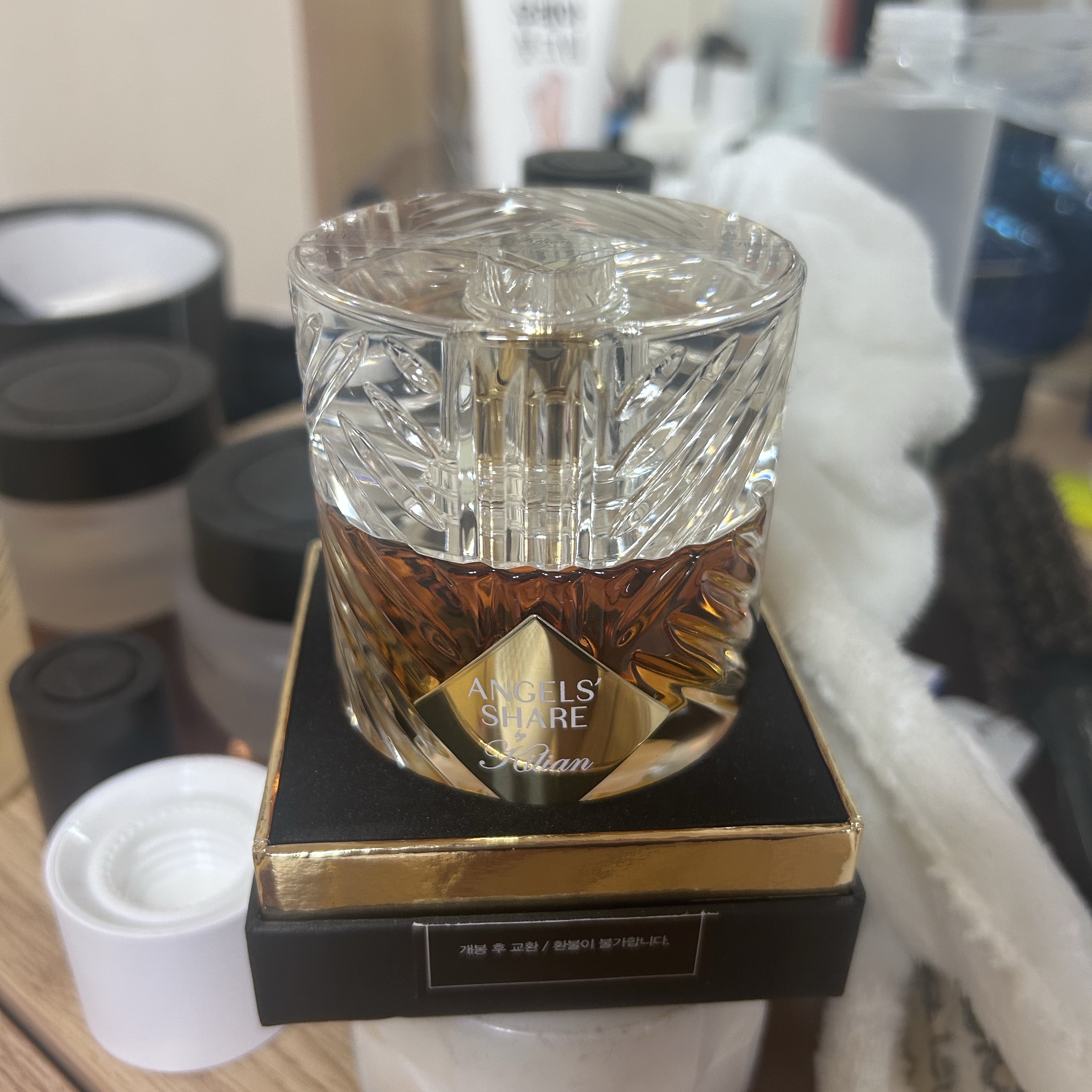 Kilian Angels' Share 50ml 착용 스타일