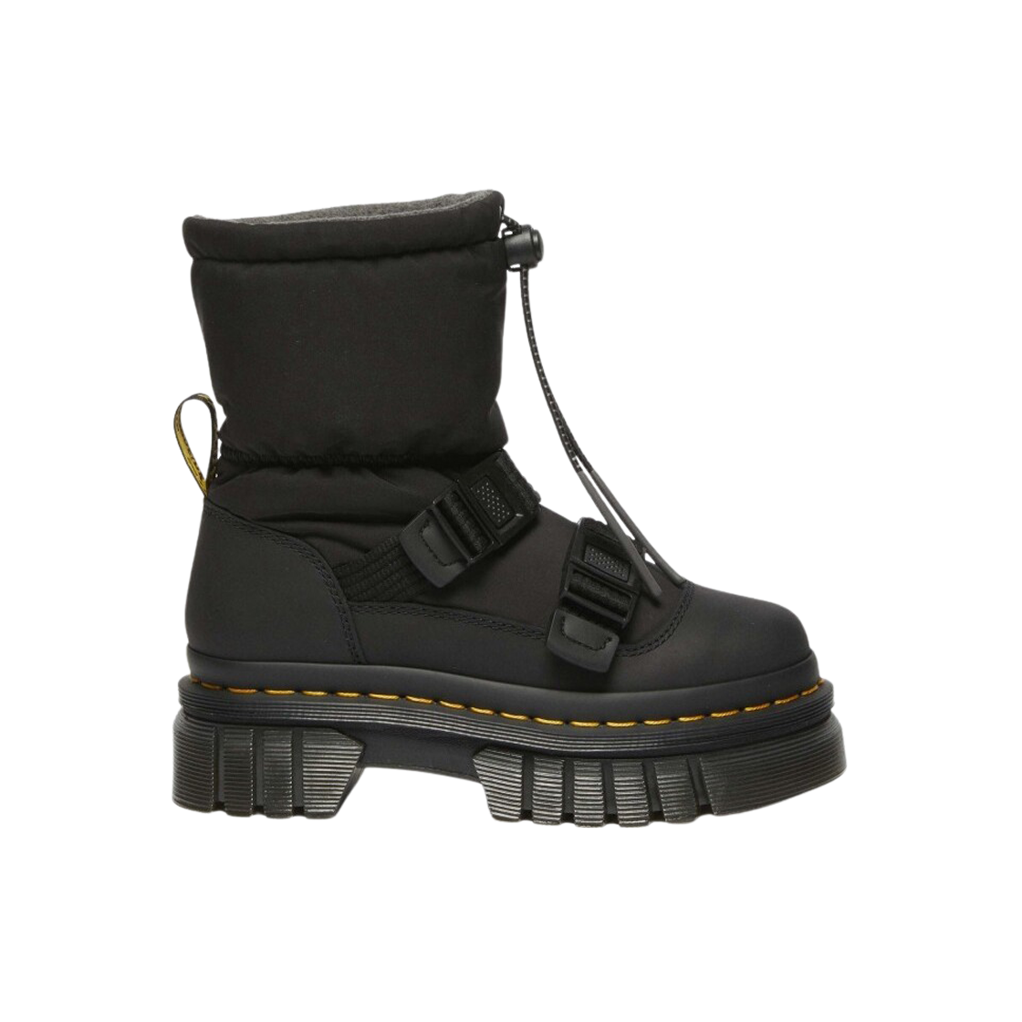 (W) 닥터마틴 오드릭 패디드 로우 부츠 블랙((W) Dr. Martens Audrick Padded Low Boots Black)