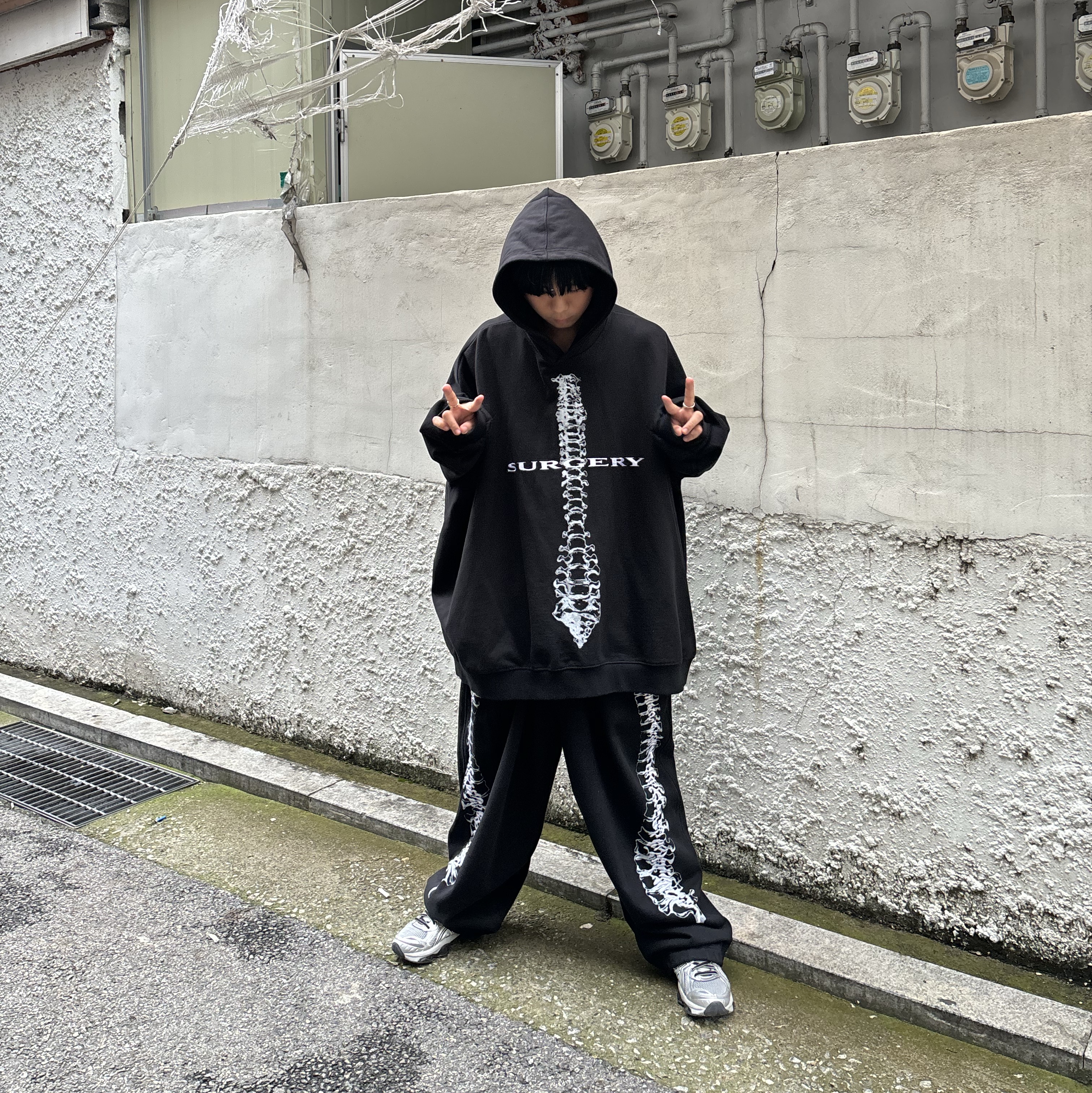 Asics Gel-Quantum Kinetic Mid Grey Pure Silver 착용 스타일 - 6