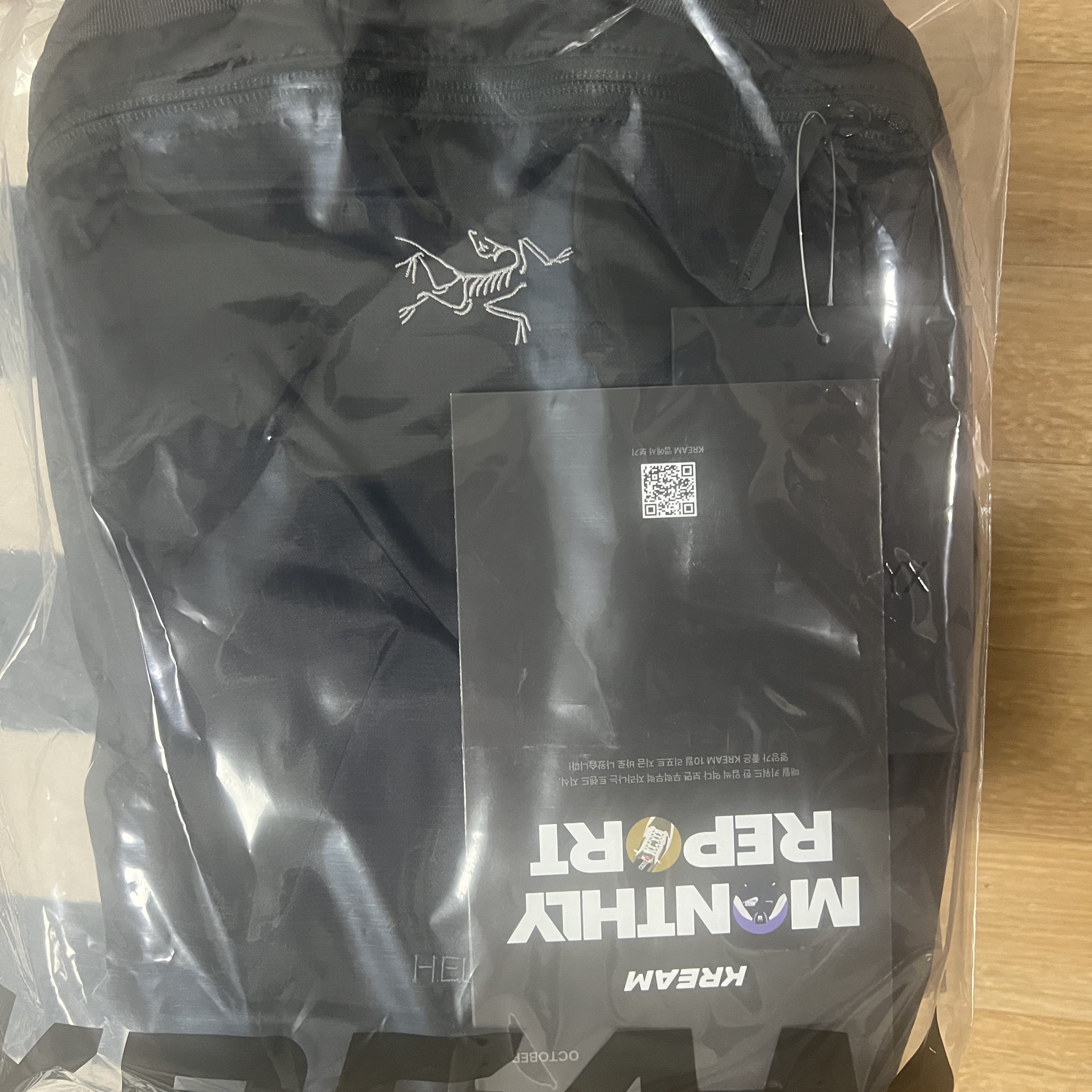Arc'teryx Heliad 15 Backpack Black 착용 스타일