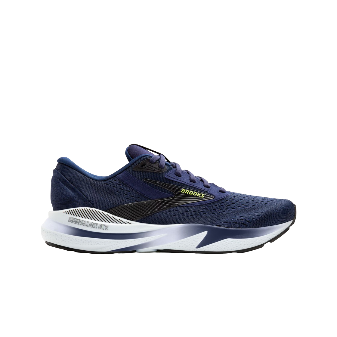 브룩스 러닝 아드레날린 GTS 24 피코트 블랙 - 2E 와이드(Brooks Running Adrenaline GTS 24 Peacoat Black - 2E Wide)
