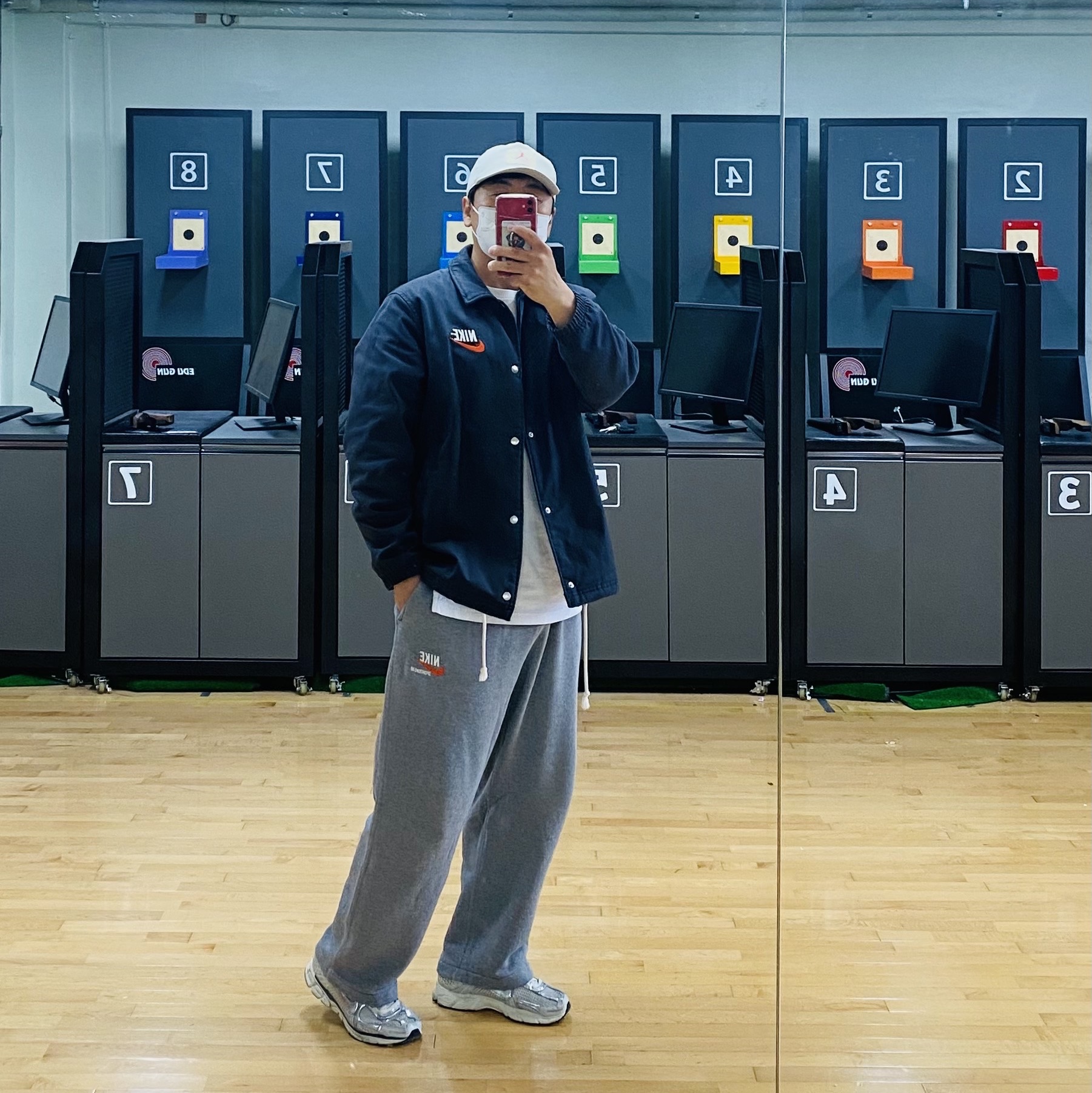 Jordan x Union Cap Photon Dust, Nike NSW Trend WC 1 Jacket Off Noir - Asia 착용 스타일