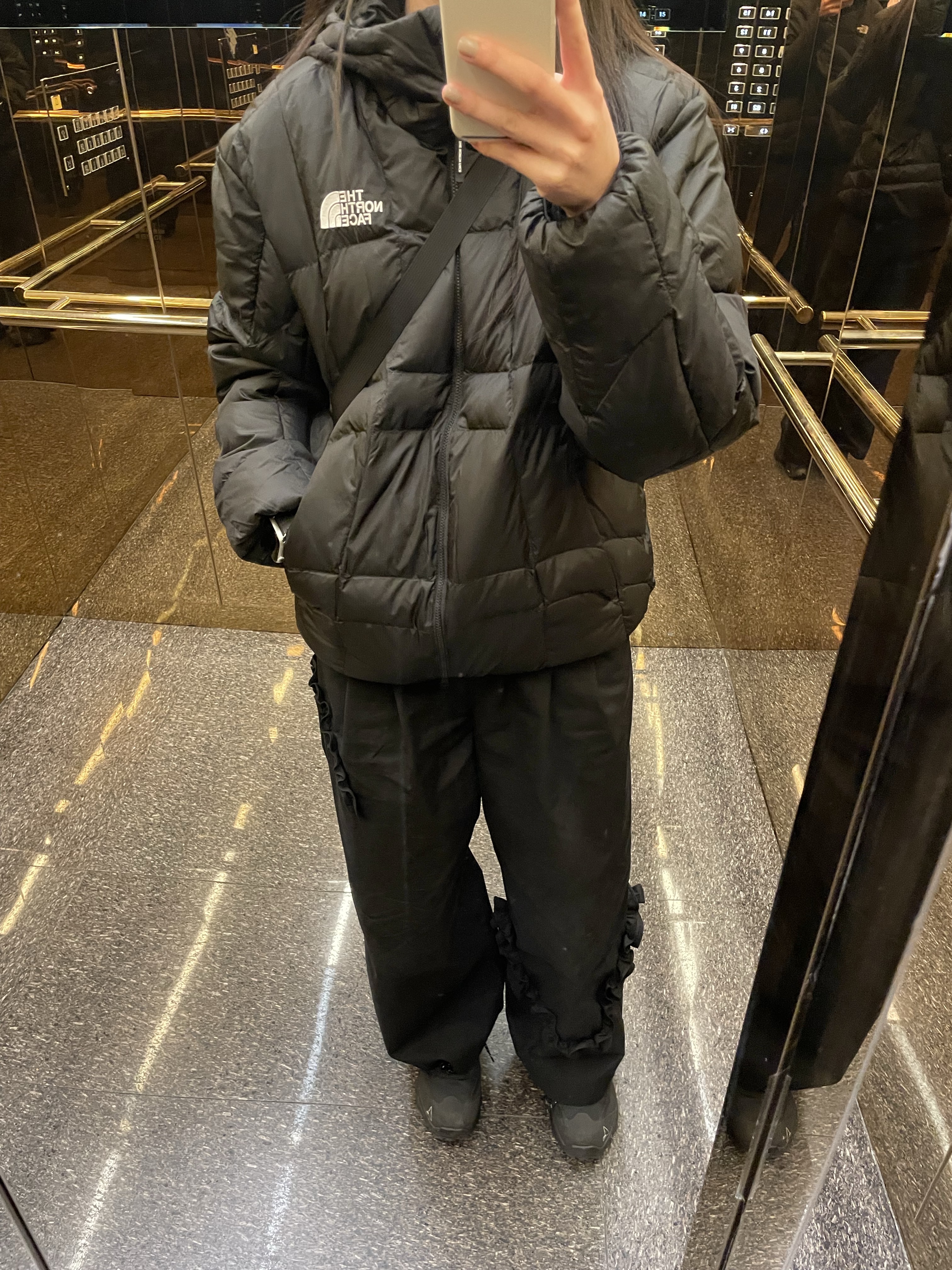 The North Face White Label Wave LT On Ball Jacket Khaki 착용 스타일 - 2