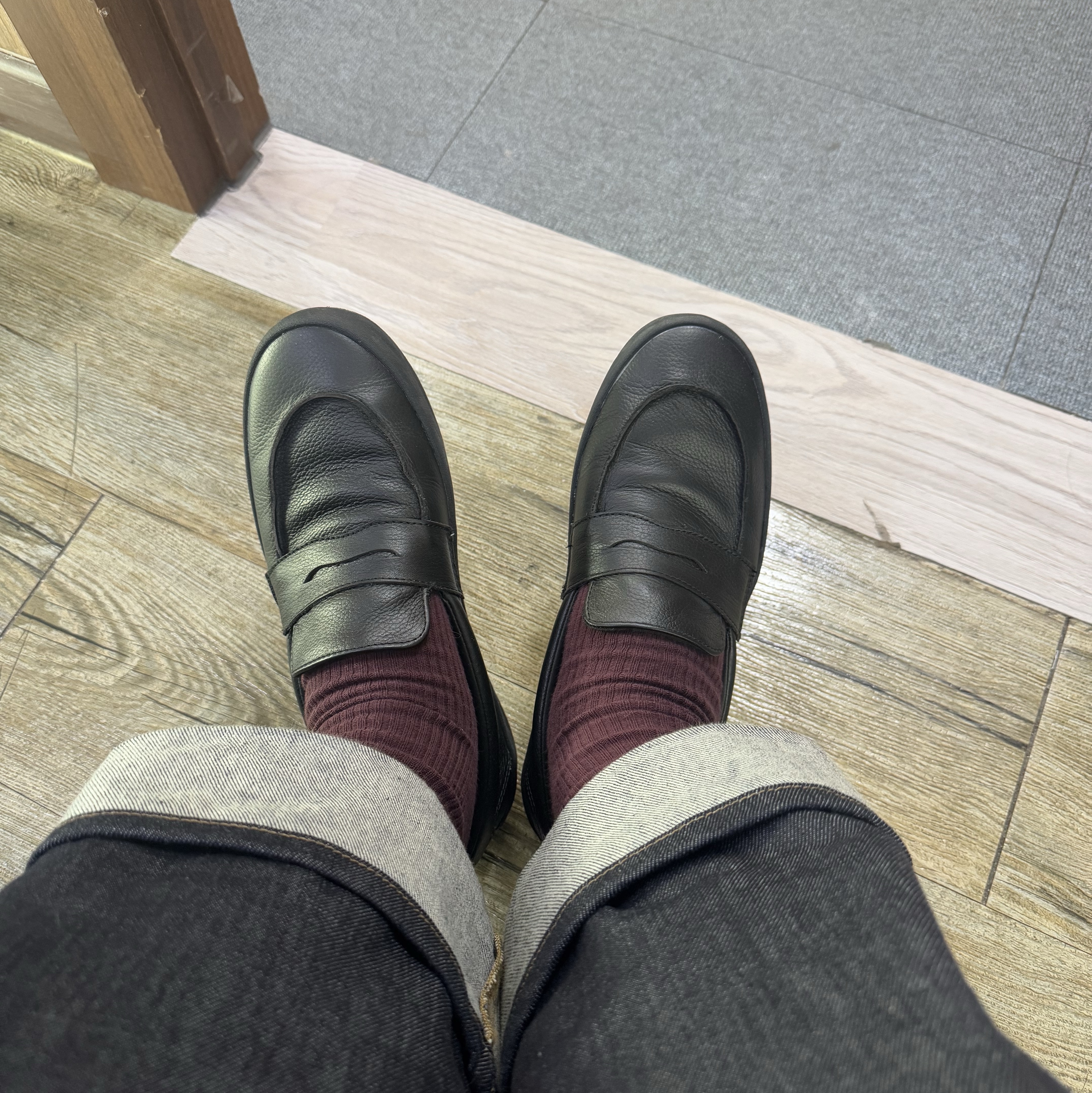 Vans Skate Loafer Black 착용 스타일