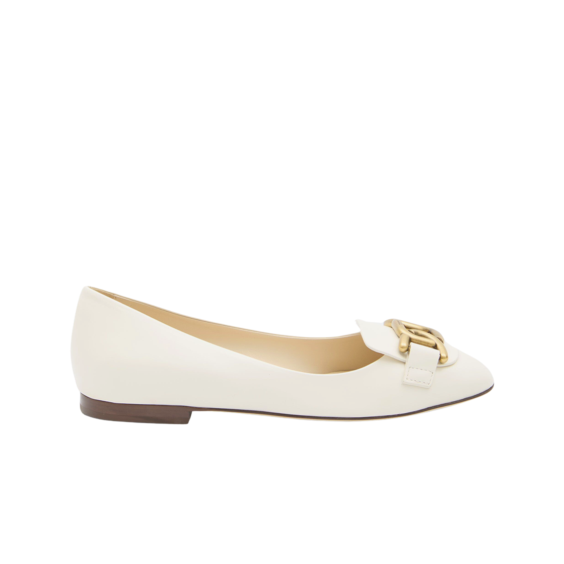 XXW94K0IB70OONC016 (W) Tod's Kate Leather Ballerinas Off White