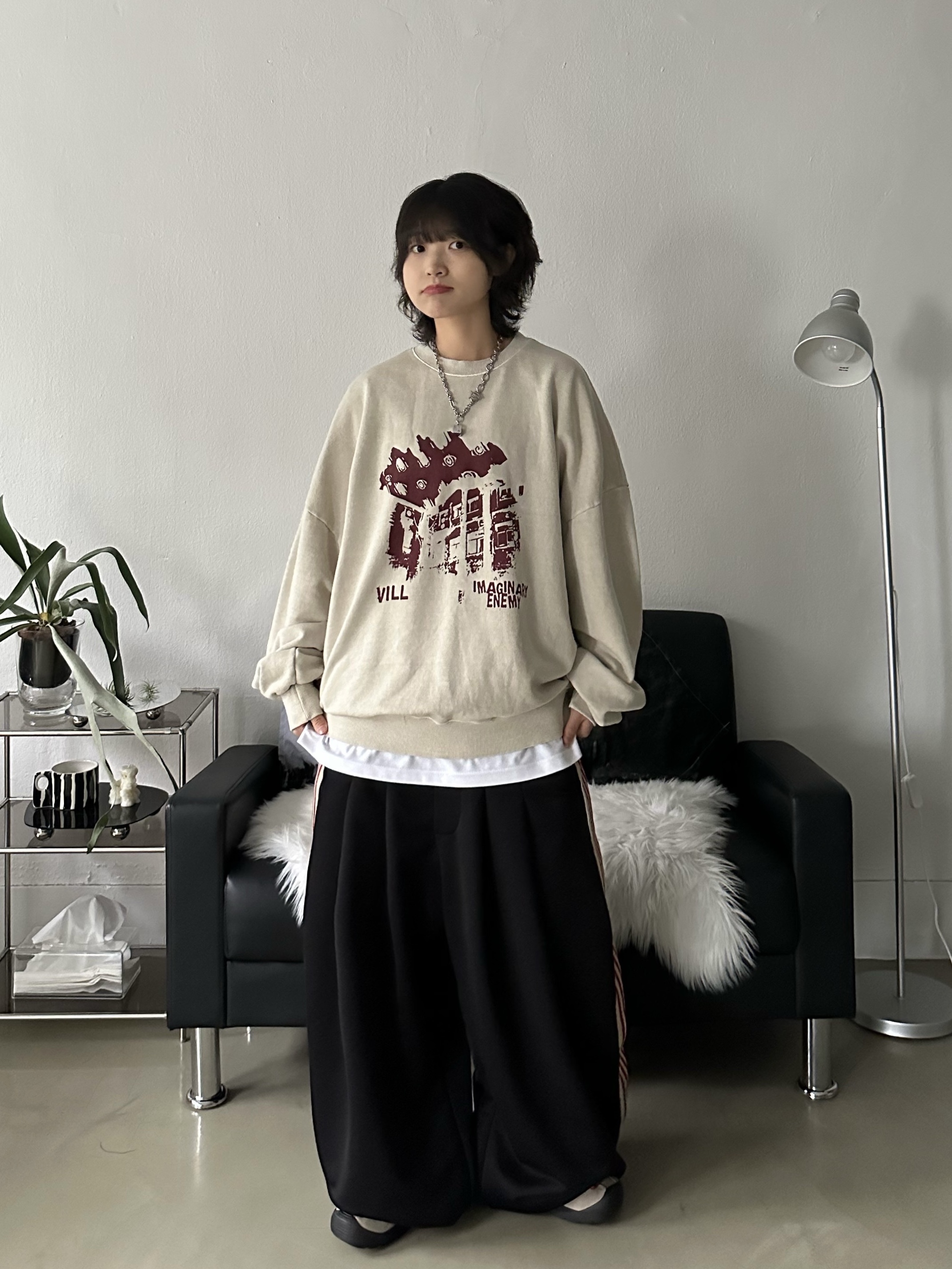 (W) Keen Jasper Suede Sneakers Silver Mink 착용 스타일 - 1