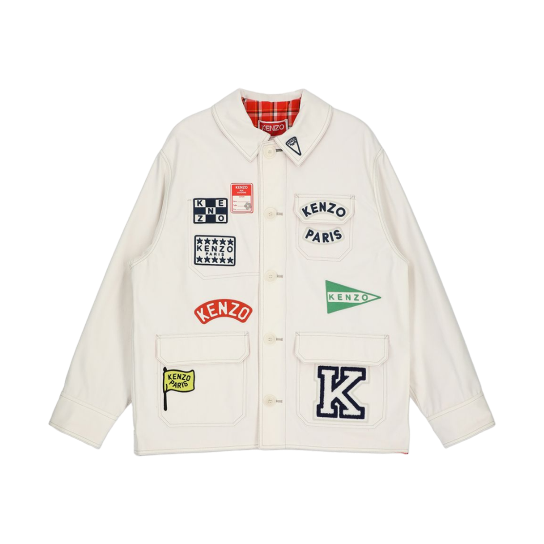 ★KENZO★ Sailor Work Jacket White FD52VE0379RT02 FD52VE0379 MUSINSA | KENZO Sailor Work Jacket - White / FD52VE0379RT02