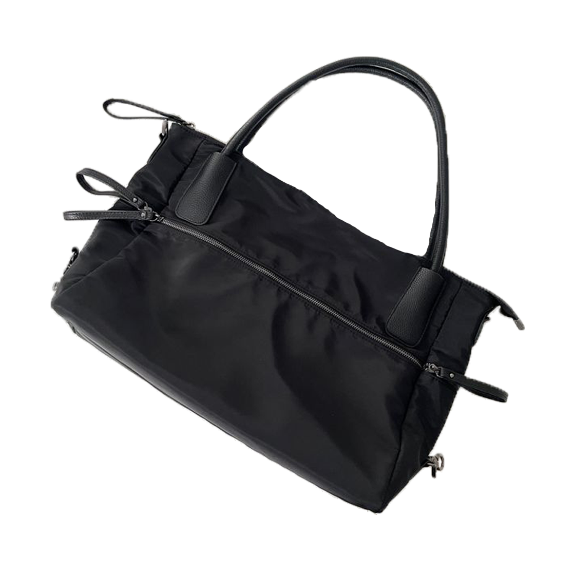 무센트 4웨이 시그니처 로고 유니섹스 토트백 블랙(MUCENT 4way Sigature Logo Tote Bag Black) - 2