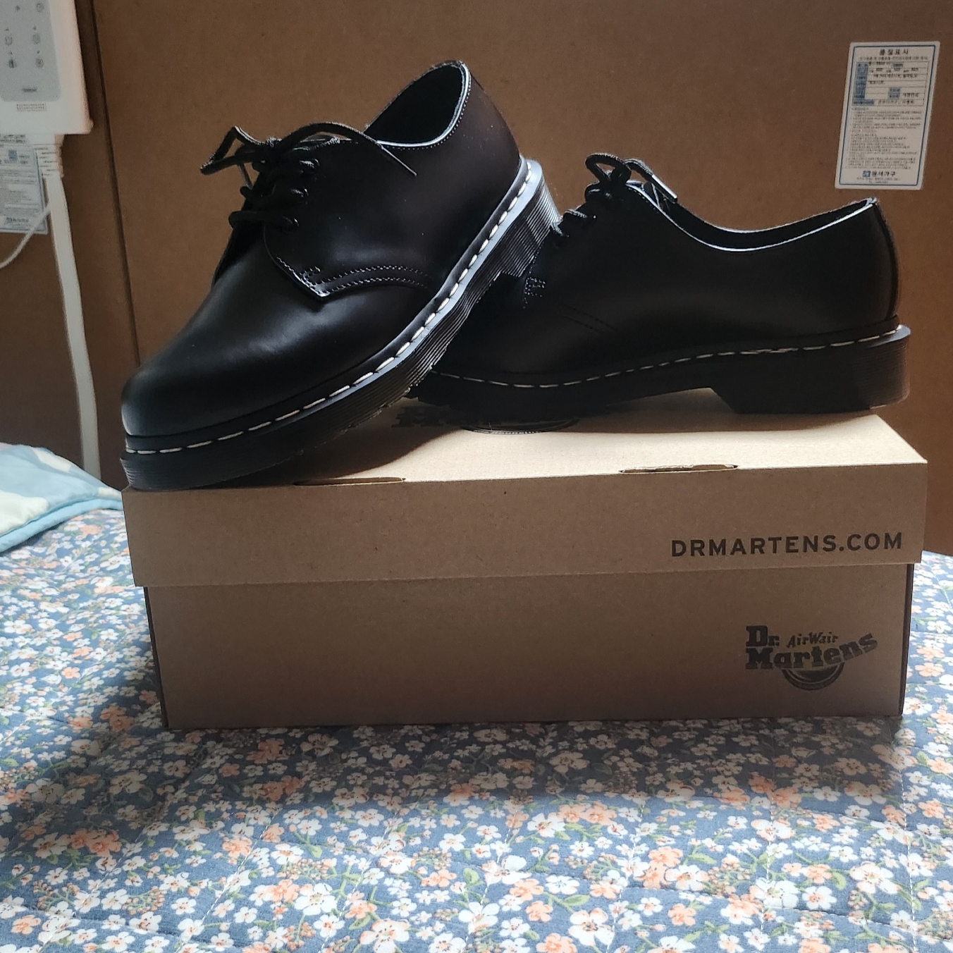 Dr. Martens 1461 WS Black Smooth 착용 스타일 - 2